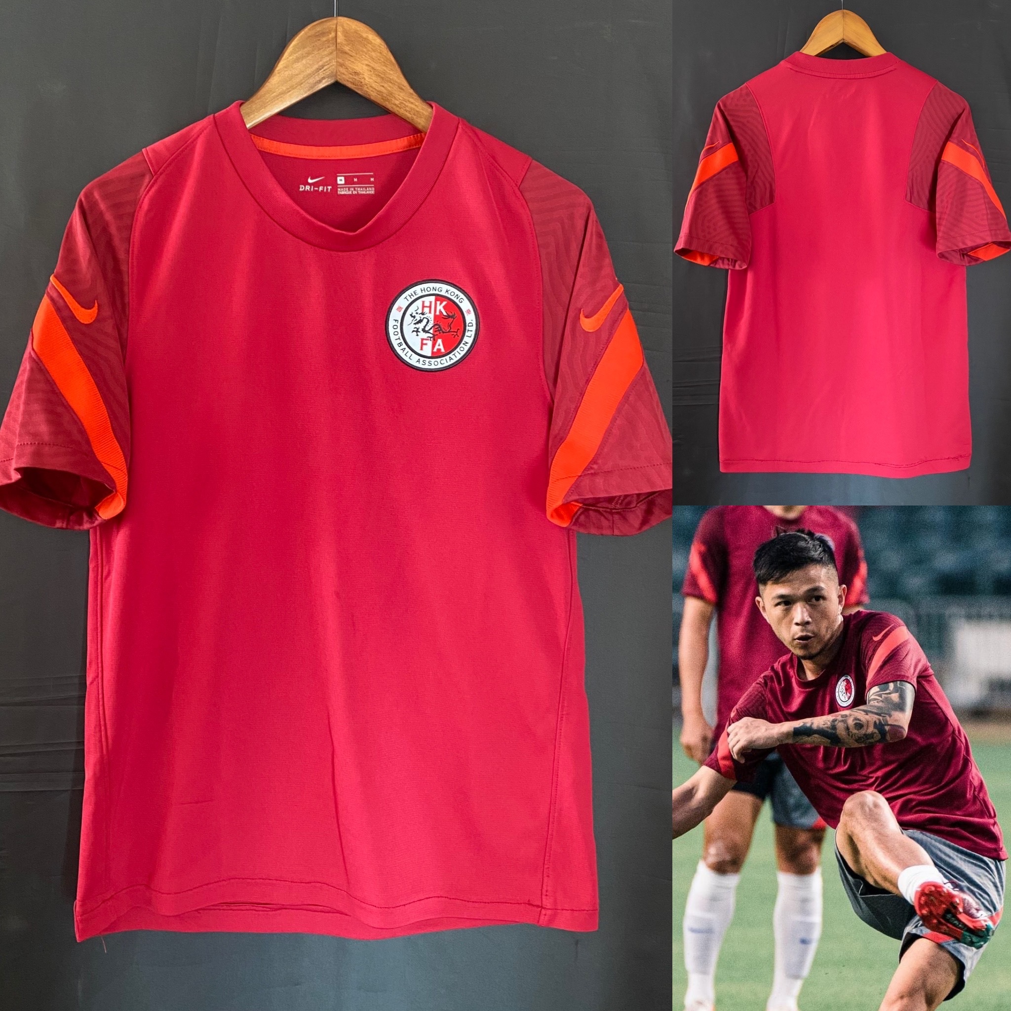 Hong Kong Football Team 2020-2022 Nike match worn training shirt