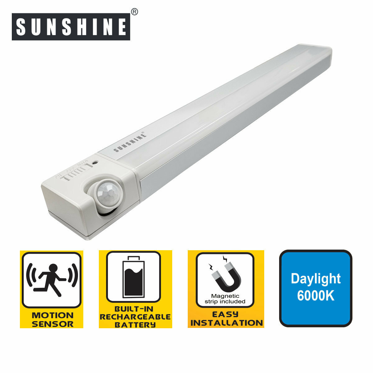 SUNSHINE 陽光 LED 充電式感應燈2.5W (LCB-D)