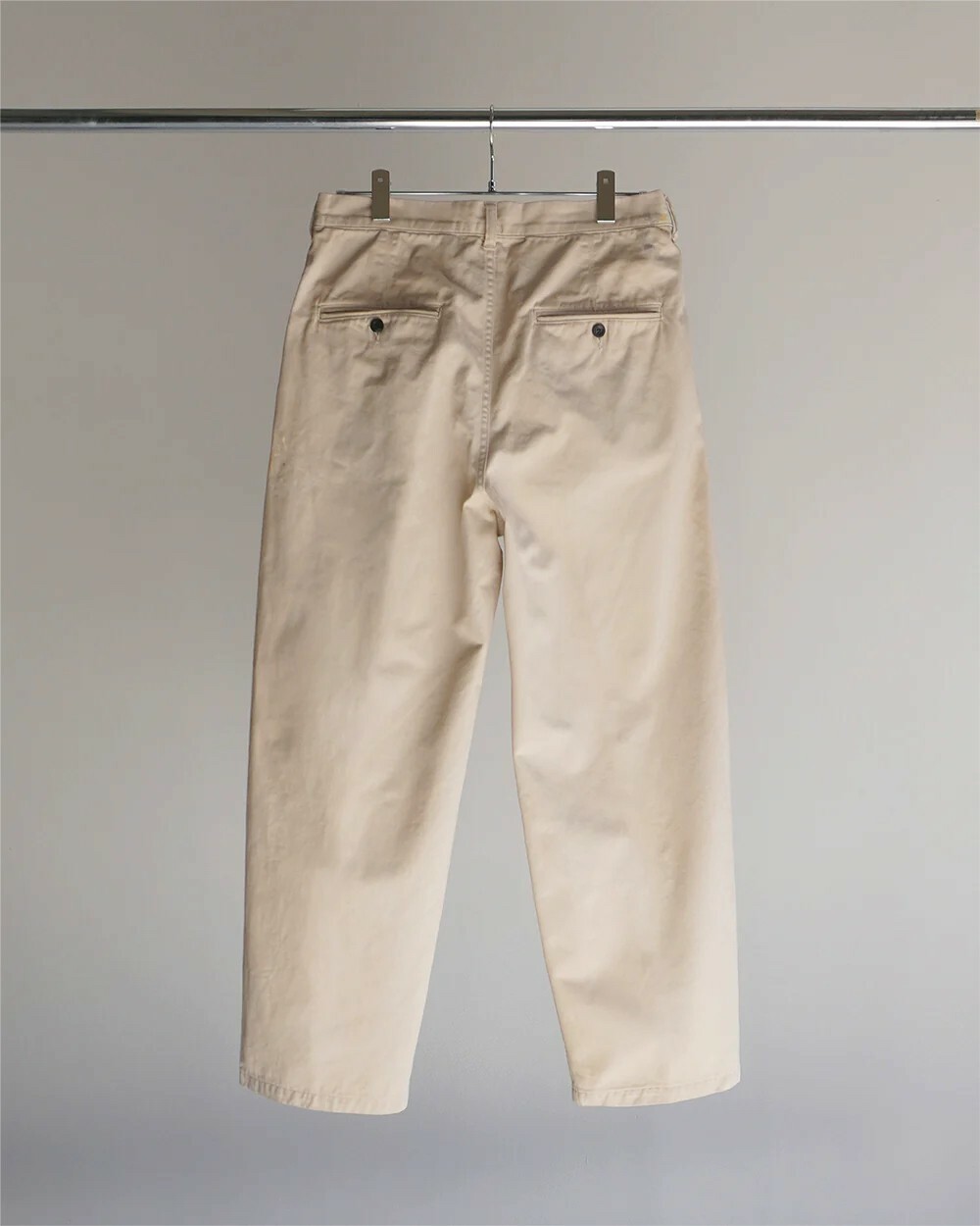 ANCELLM - PAINT CHINO TROUSERS / 2COLORS