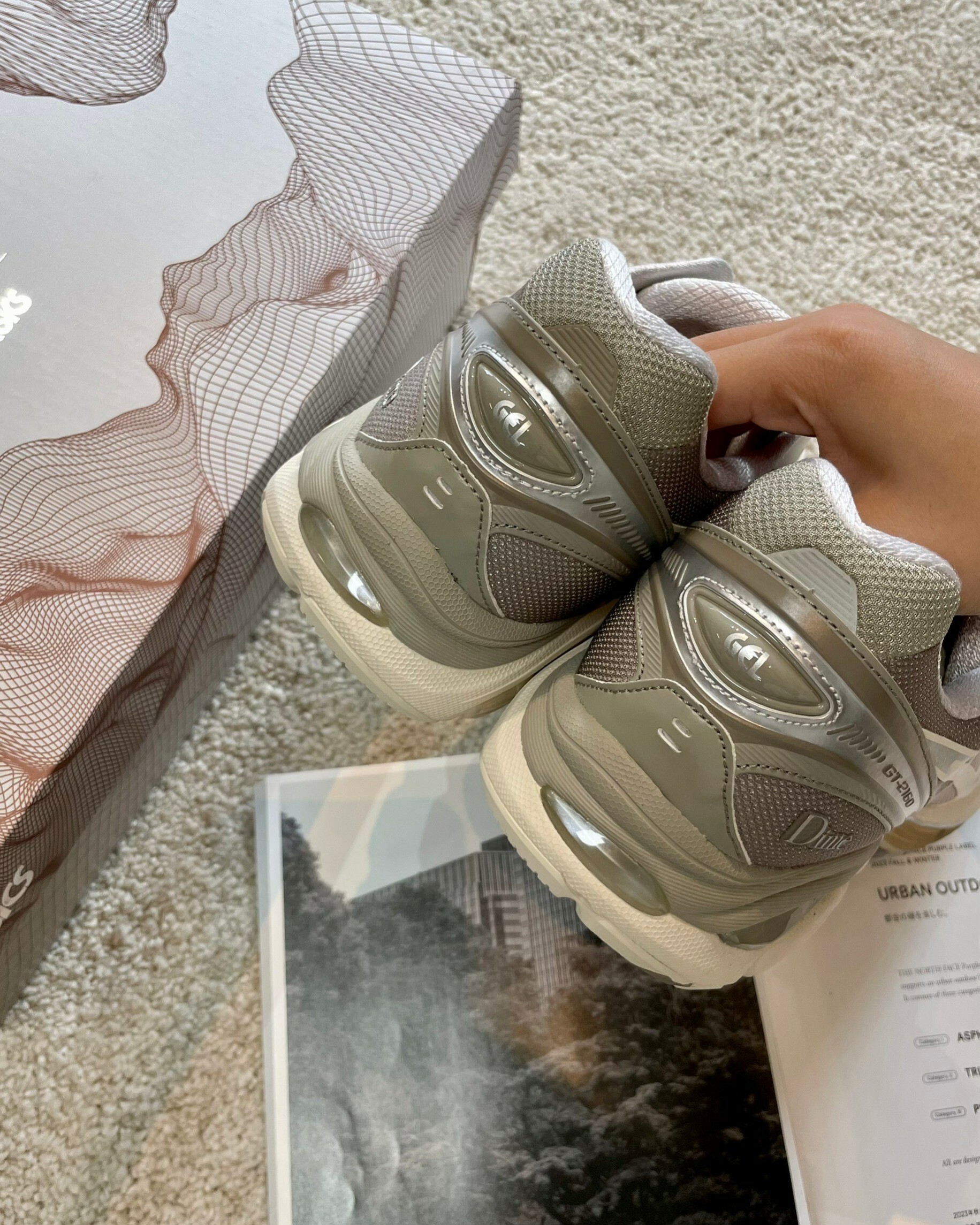 DIME x ASICS GT-2160 Cream Grey  奶白灰 復古跑鞋 休閒鞋 1201A887-100