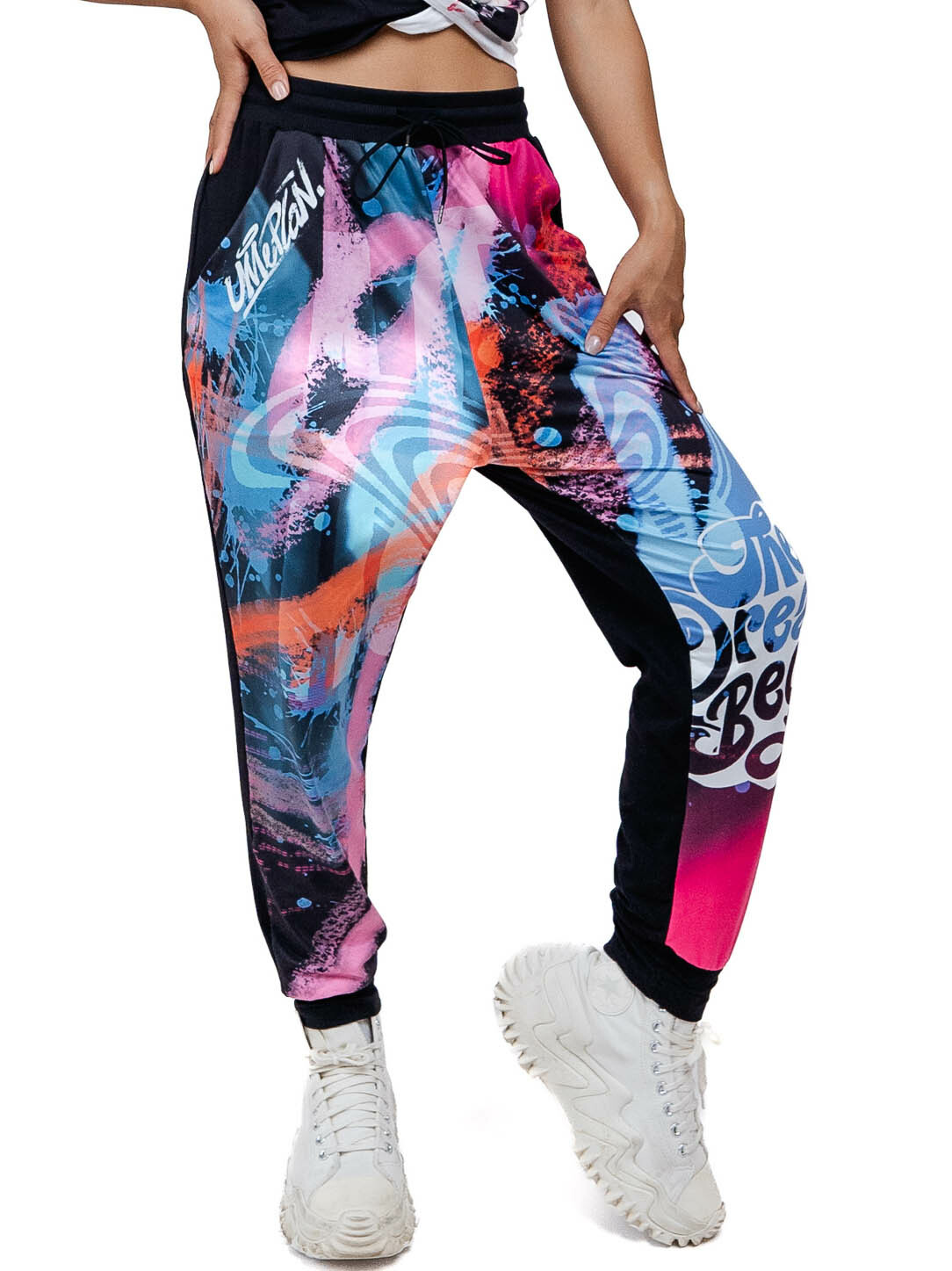 束口潮褲 幻彩粉 T0015DP