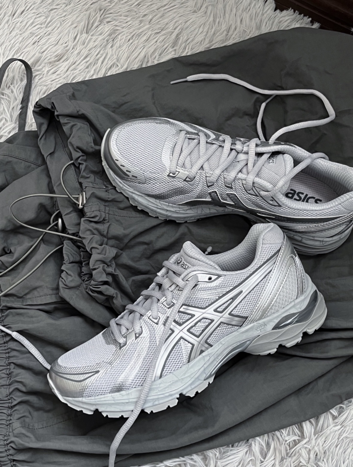 Asics 亞瑟士 Gel-Flux 4 銀灰色 金屬銀 灰 復古 運動 慢跑 1011B646-020 1012B464-020/預購