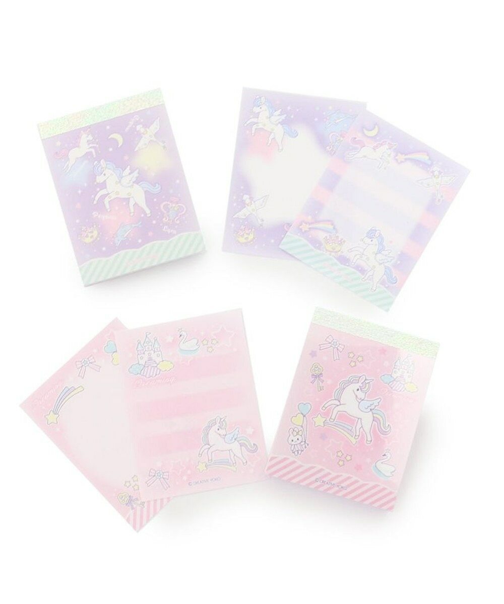 【日本Mother Garden 】便條紙 獨角獸繪(紫)