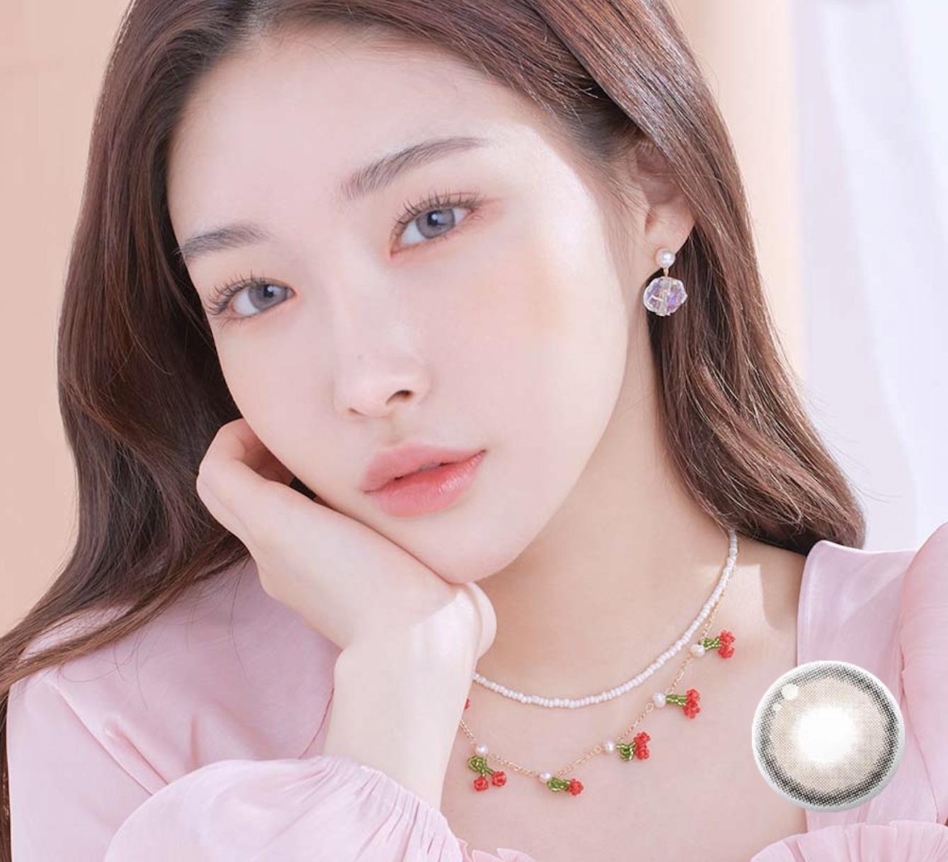 LensTown Lighly Rose 1 day(Cacao)30片