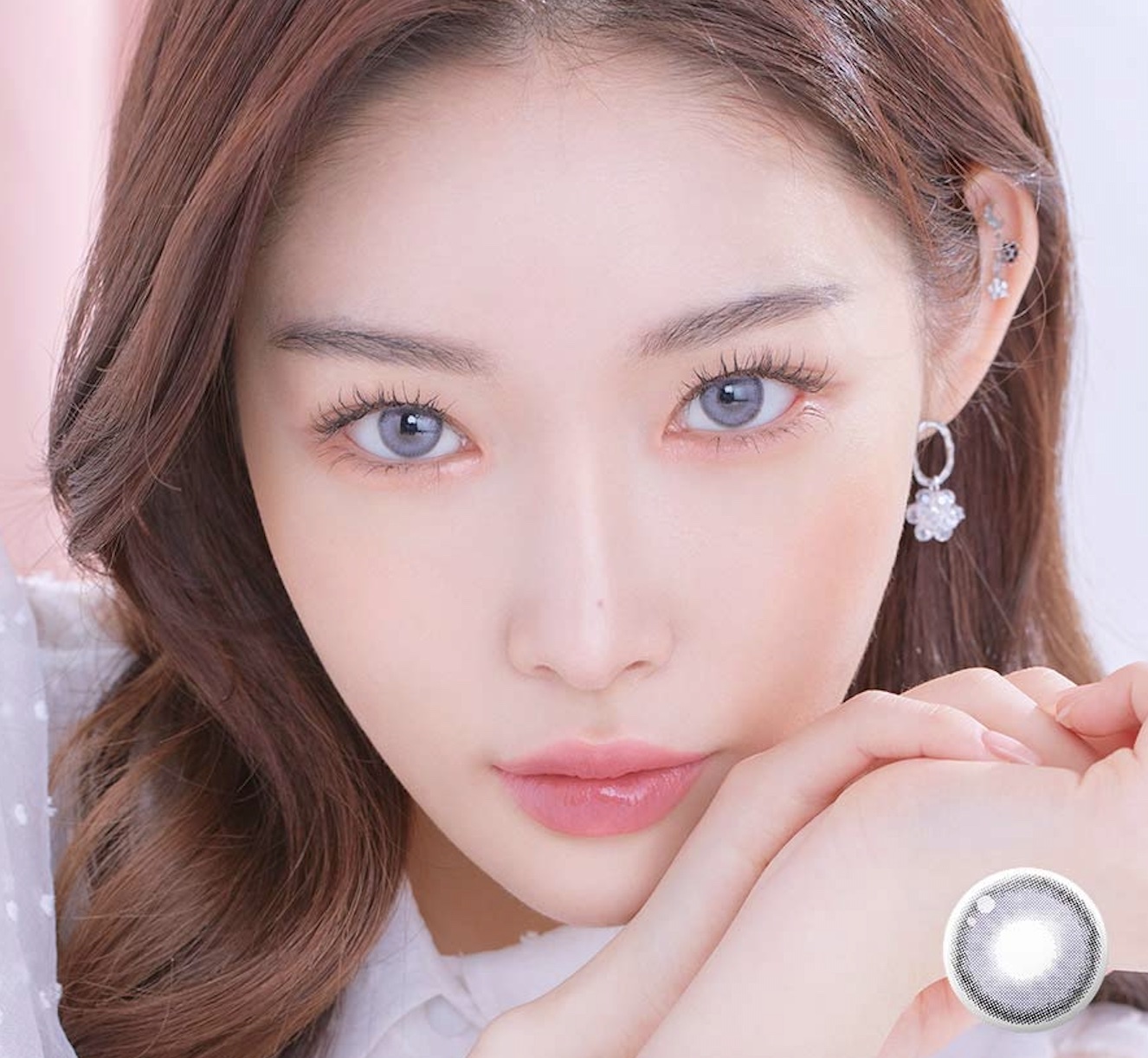 LensTown Lighly Rose 1 day(Berry)30片