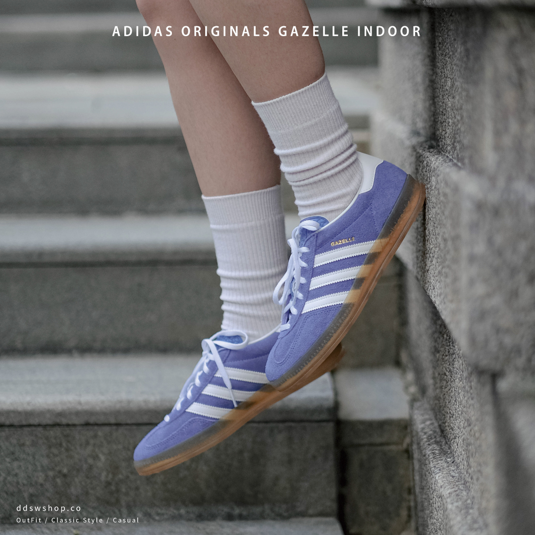 Adidas Gazelle Indoor 藍白天空藍透明焦糖底麂皮HQ8717