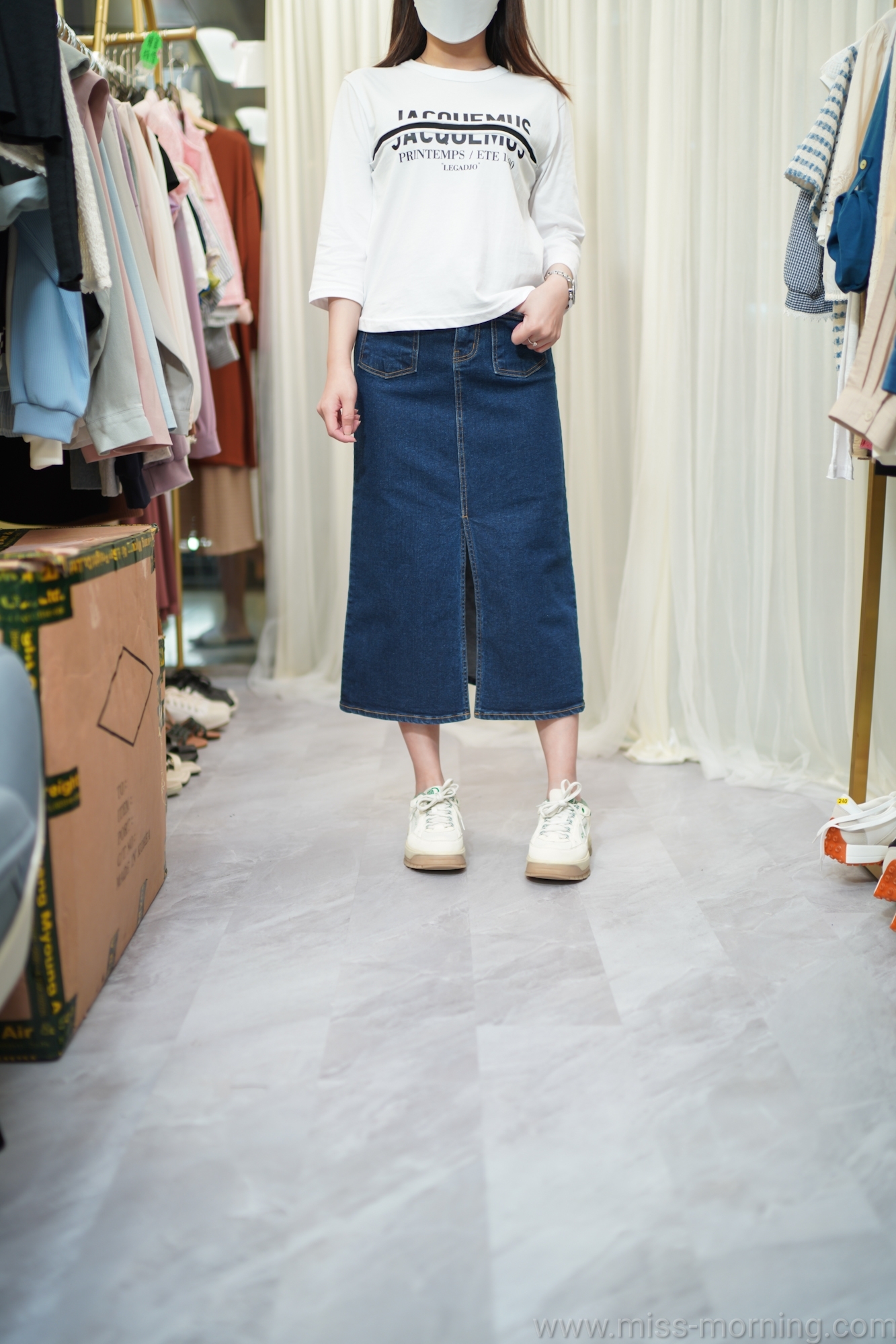 字母款棉Tee(13396)