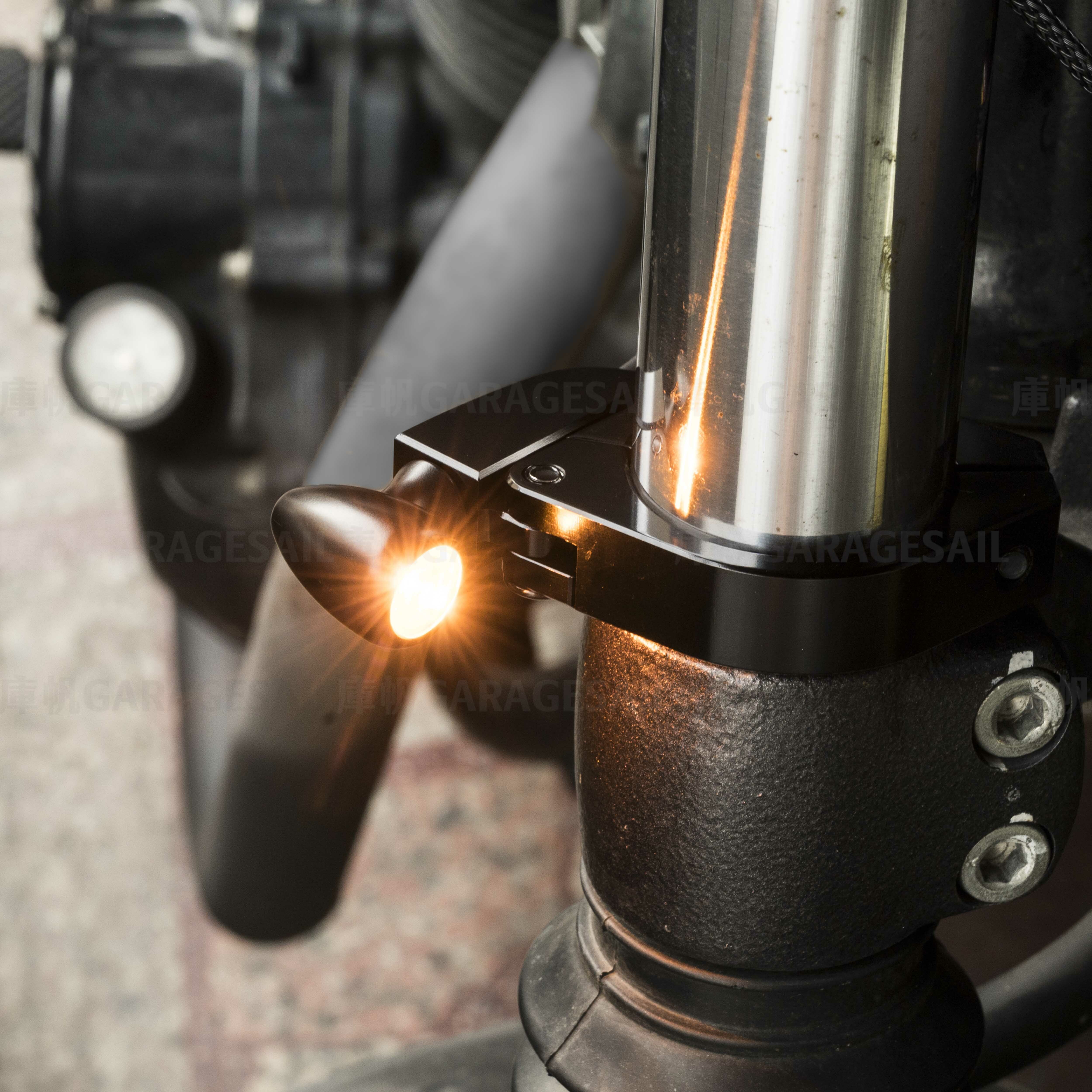 前叉 方向燈 夾具 M8專用 (38~41mm)