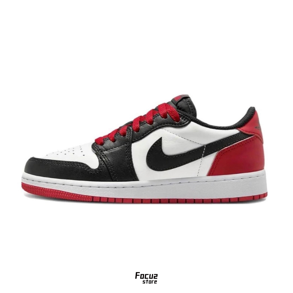 【Focus Store】零碼特惠 Nike Air Jordan 1 Low GS 'Black Toe' 芝加哥 CZ0858-106
