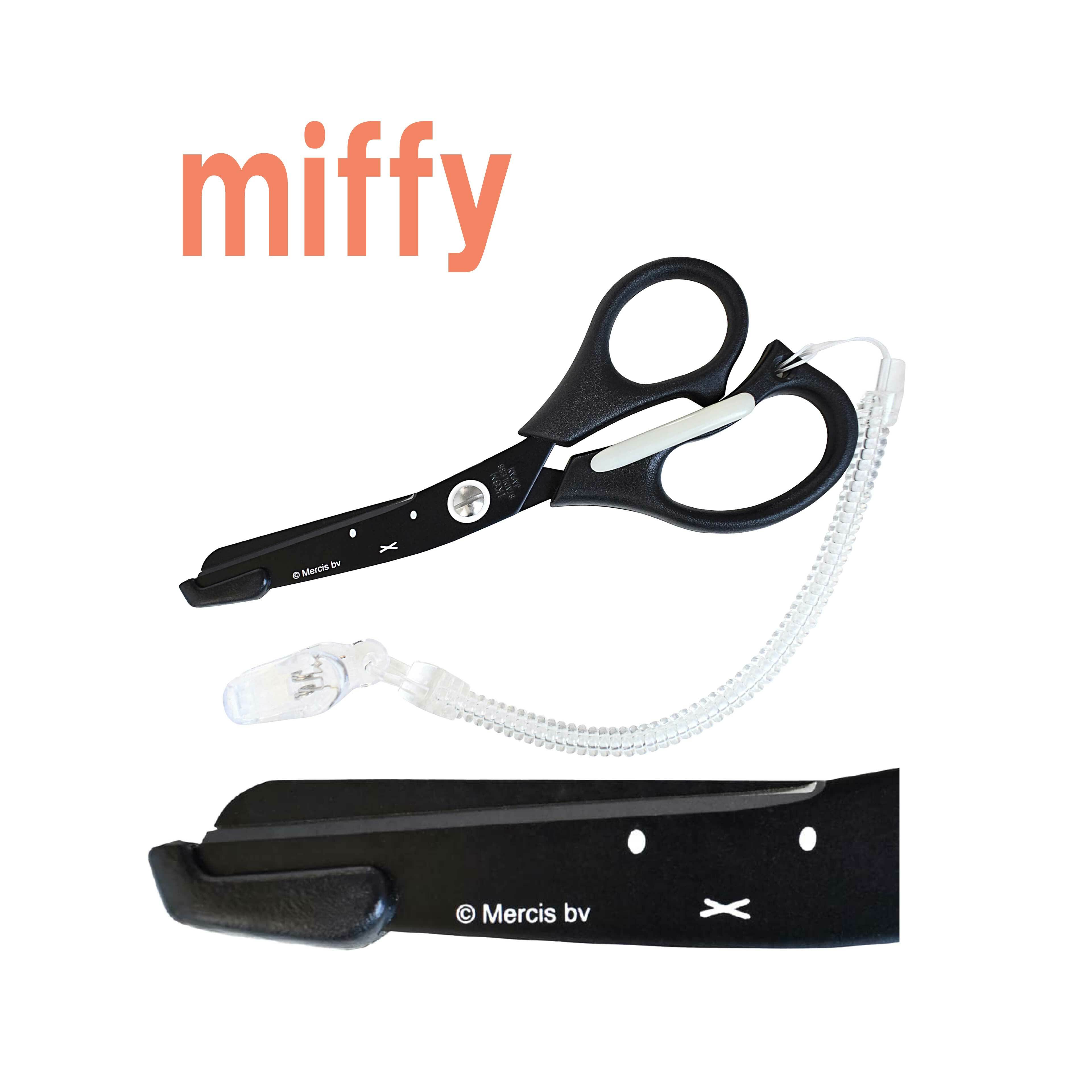 [預購] Miffy 全黑色護士剪刀