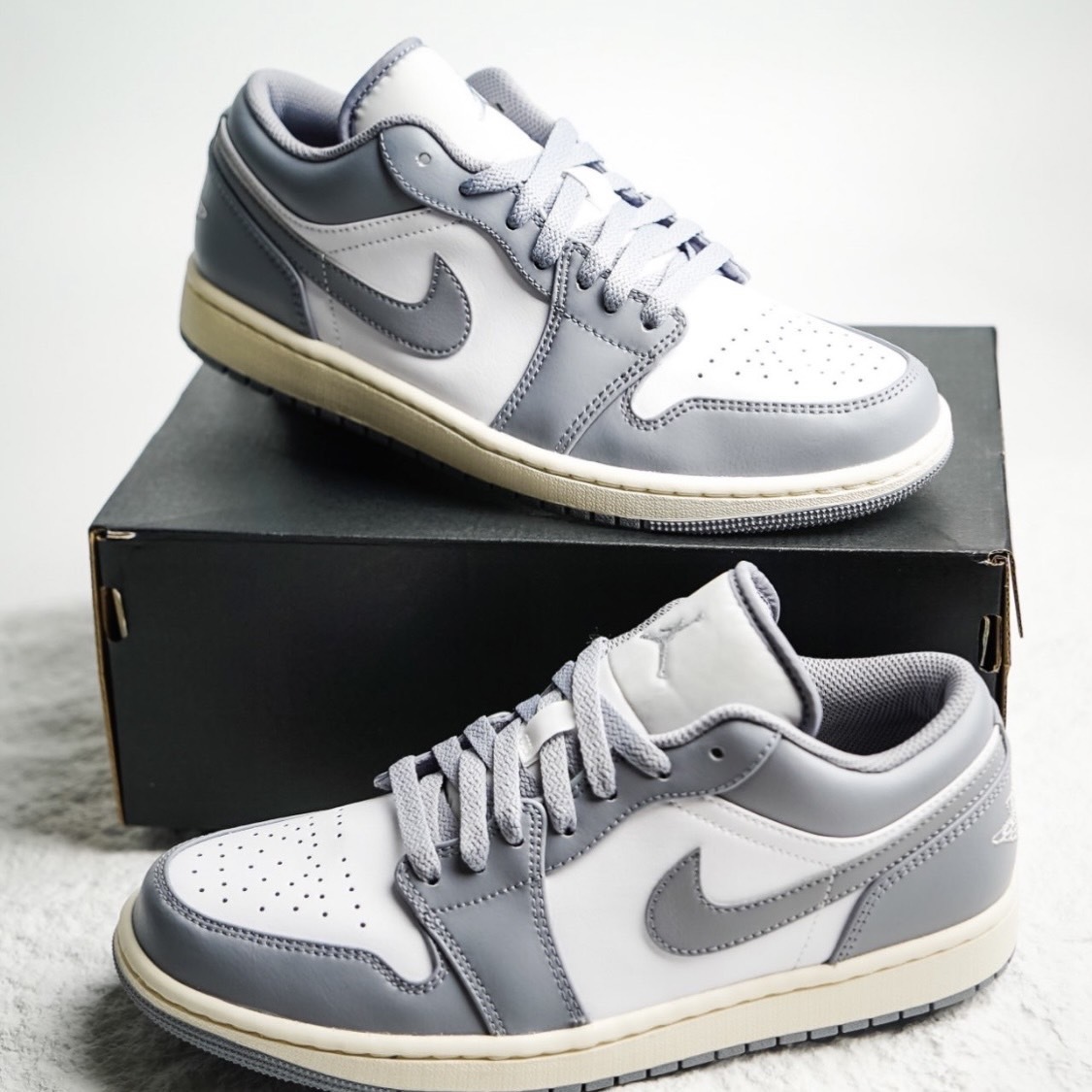 【Focus Store】預購 Nike Air Jordan 1 Low "Vintage Grey" 灰白 553558-053