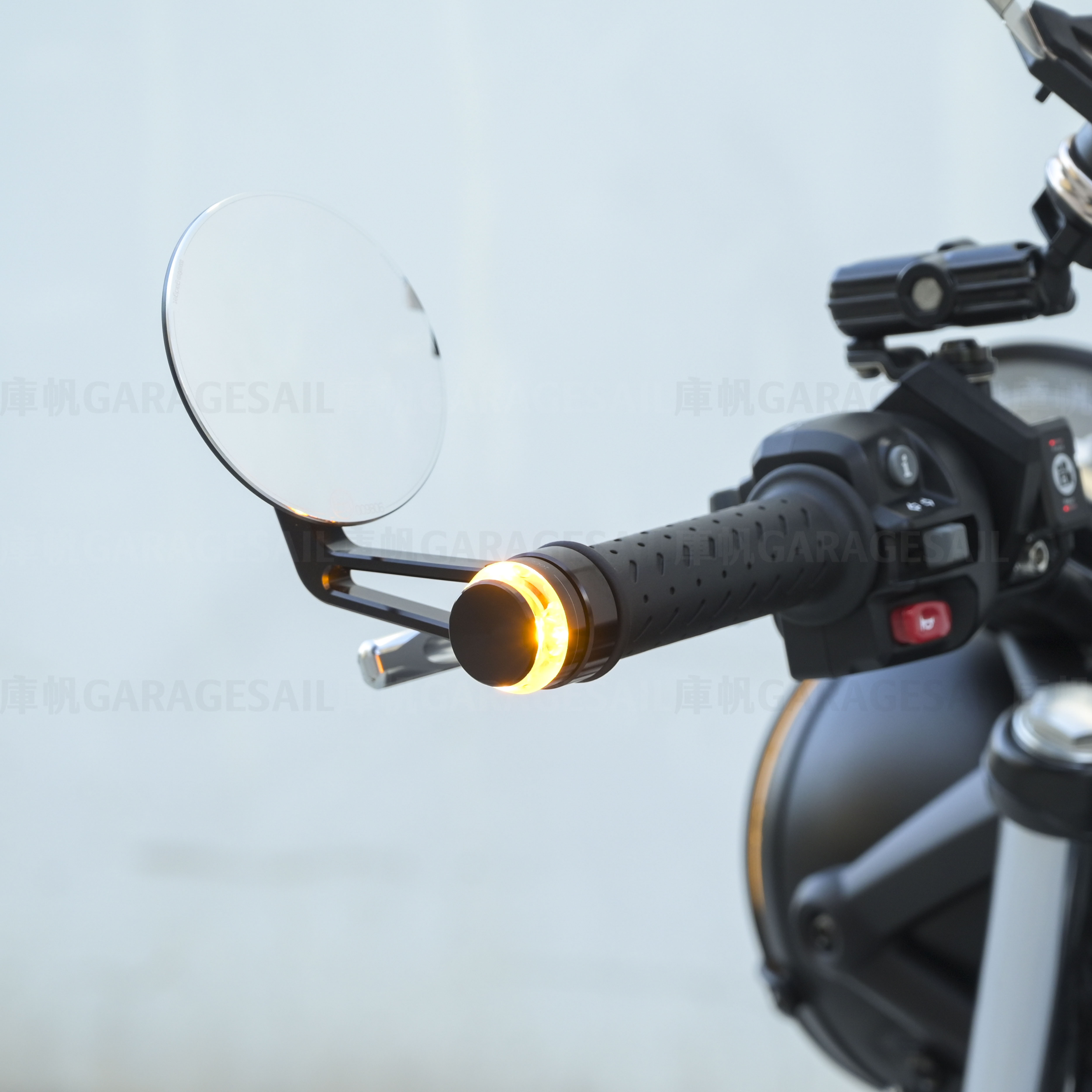 Motogadget LED 方向燈 把手端 Disk 透明燈罩