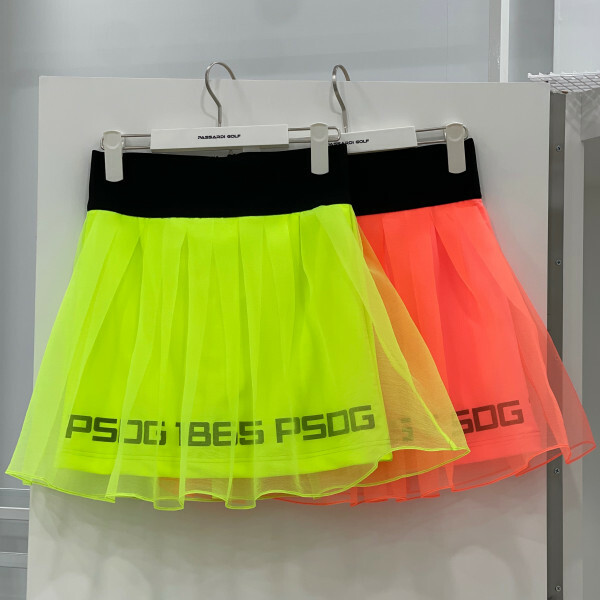 女 303M 韓國Passardi 高球品牌正品折扣/春夏新款 時尚法式雪紡紗喇叭裙褲/高爾夫球裙 多巴胺穿搭