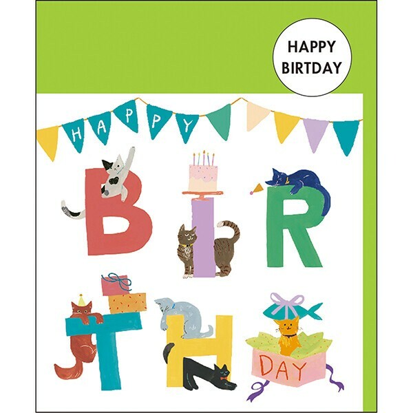 貓咪 生日卡片｜日本Greeting Life