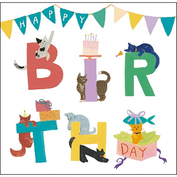 貓咪 生日卡片｜日本Greeting Life