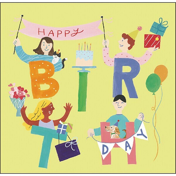 人物 生日卡片｜日本Greeting Life