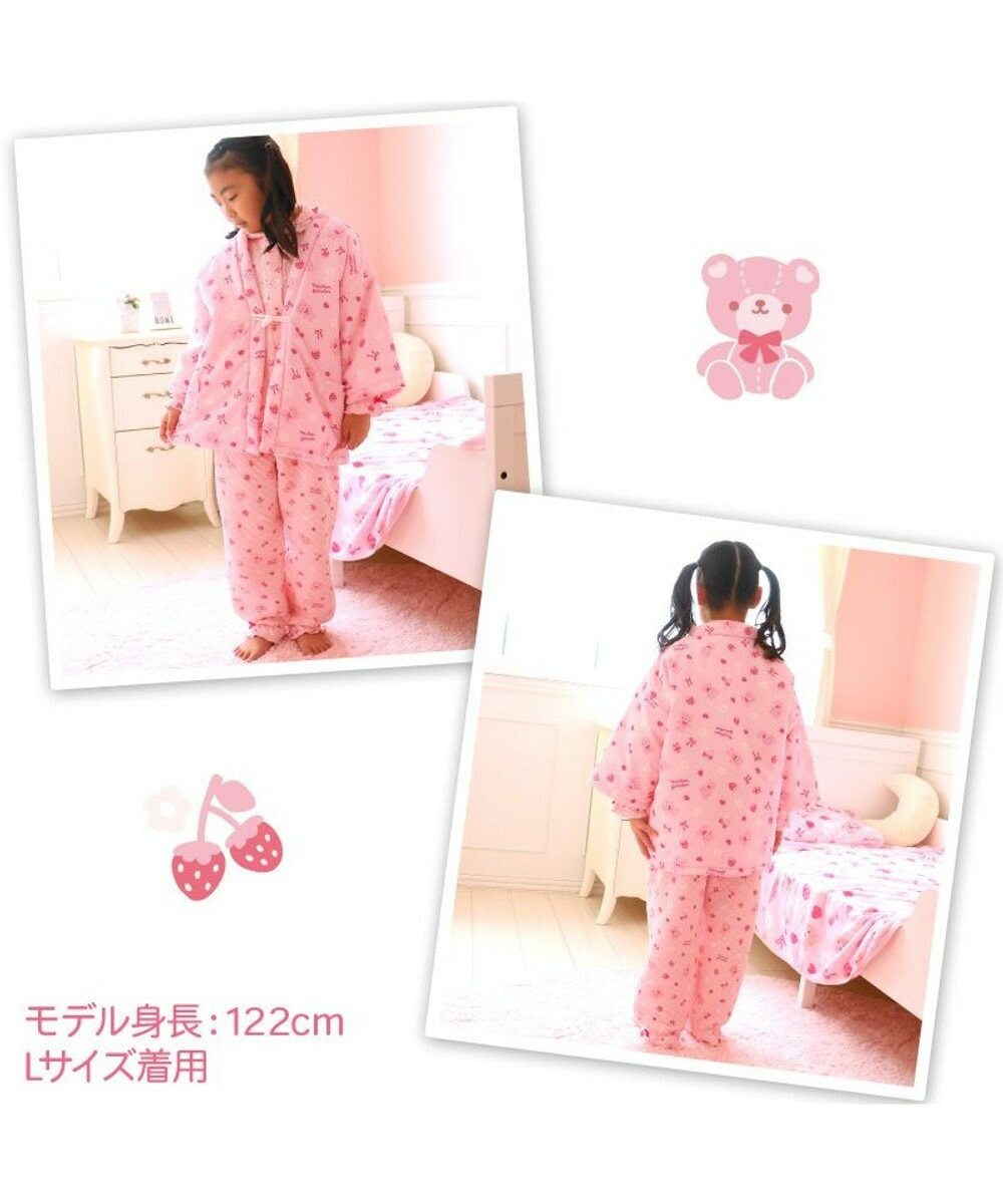 【日本Mother Garden】和風小外套 草莓小熊繪 (M/L)