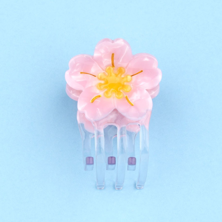 法國 Coucou Suzette 童趣造型挽髮抓夾 櫻花 S