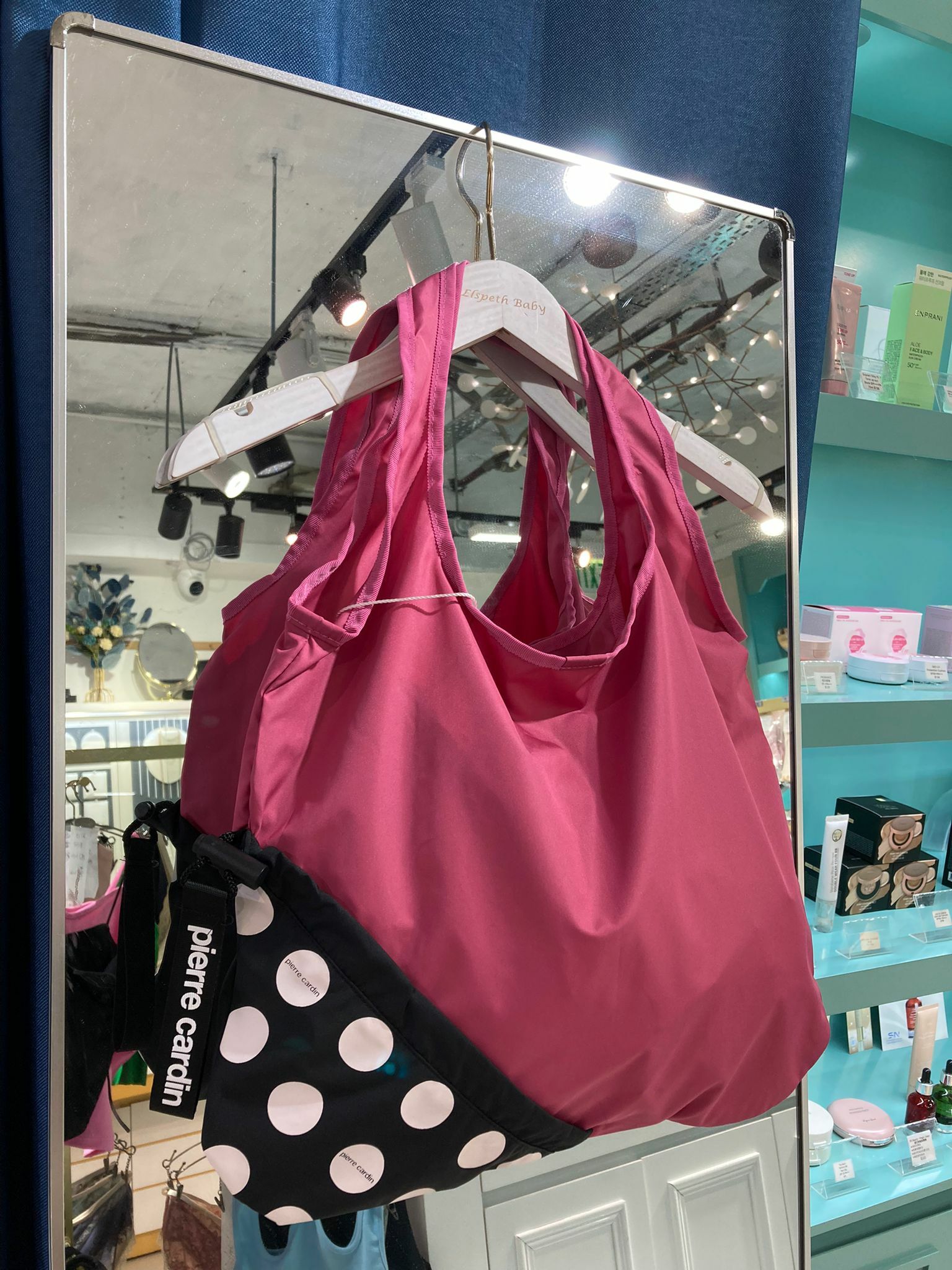 日本代購 波點拚色環保袋