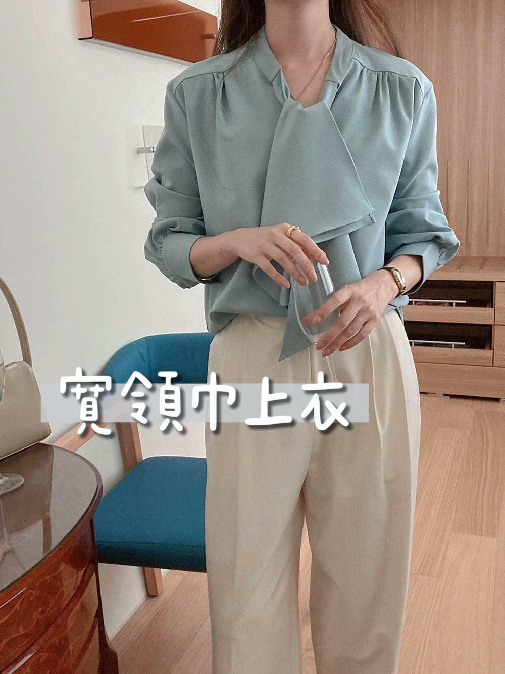 TOP#14155🤎寛領巾上衣