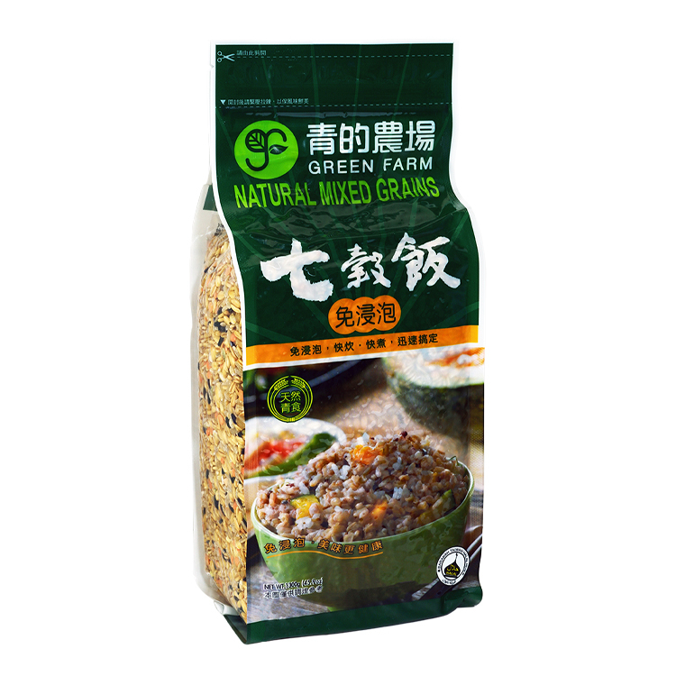 青的農場 七穀飯(免浸泡) 1300g [食用日期︰8/4/2026]