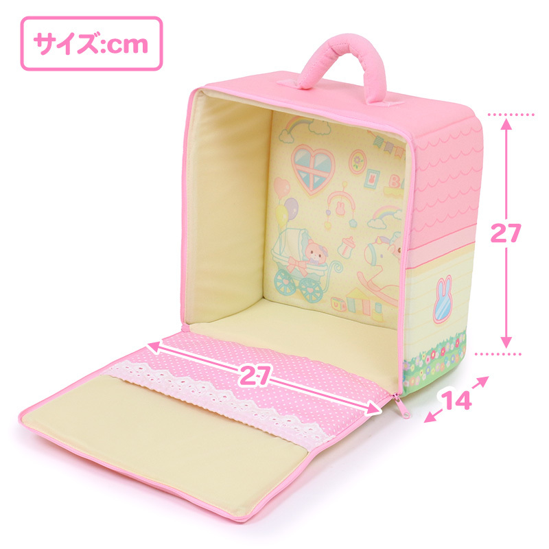 日本Usamomo萌兔桃桃-家家酒 玩偶換裝小屋 S(22cm用)