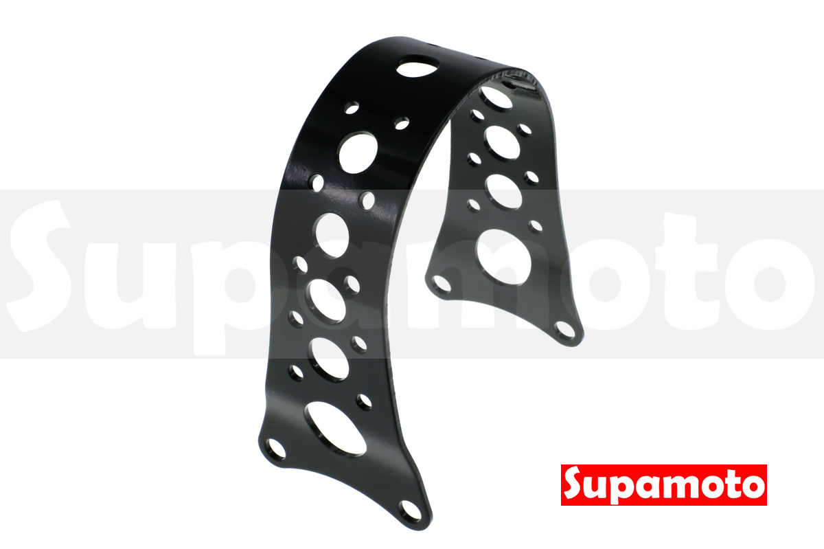 -Supamoto- 前土除 支架 UR47 通用 改裝 復古 街車 擋泥板 咖啡 CB350 電鍍銀 消光黑