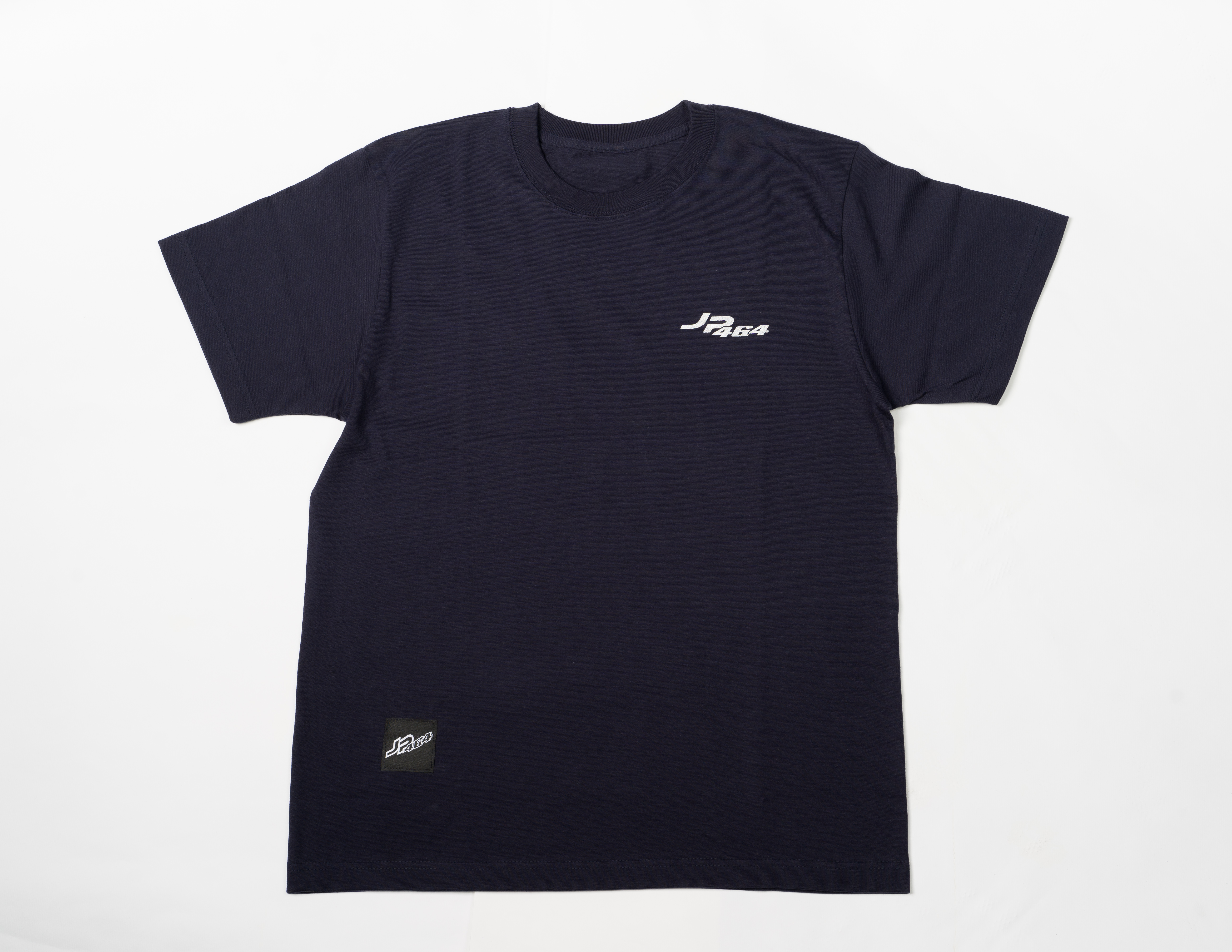 【JP464】 Classic Logo T-Shirt Dark Blue 銀漿字體