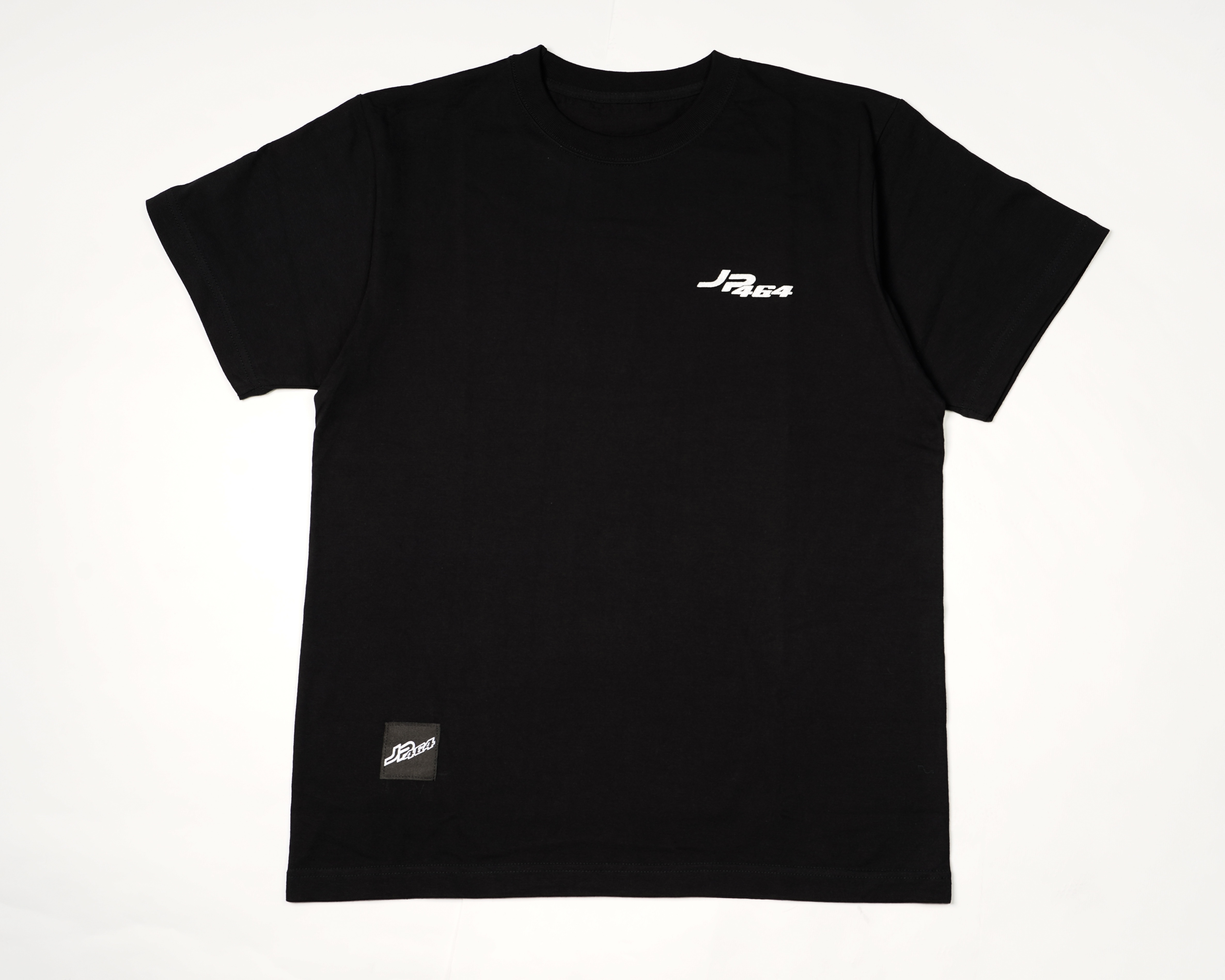 【JP464】 Classic Logo T-Shirt Black 銀漿字體