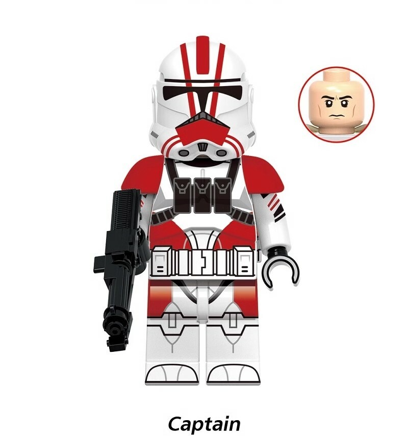 Caption Trooper Star Wars Custom Minifigures Minifigs Fit Lego X2027