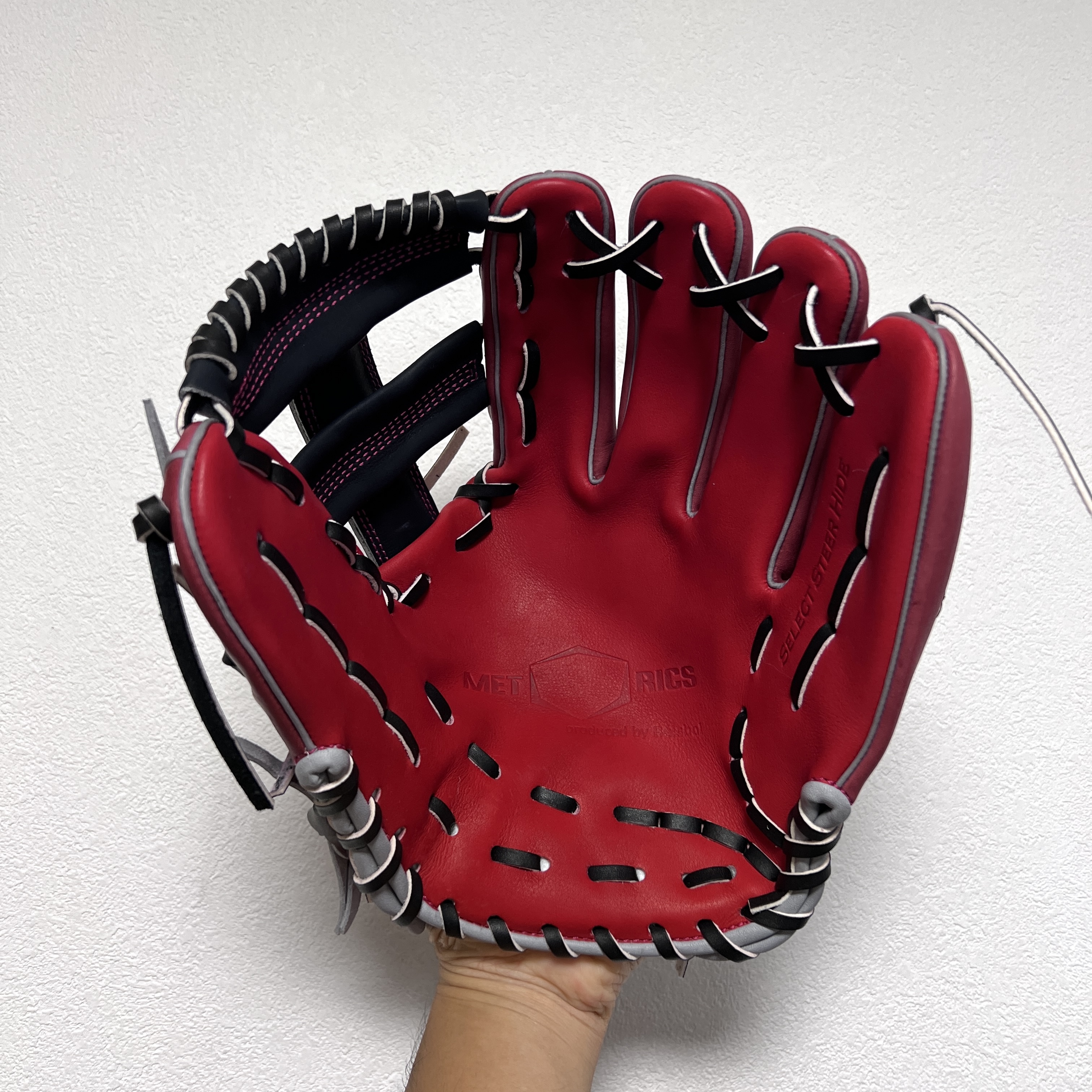 【照片分享】 Metrics  軟硬兼用 SELECT STEER HIDE 內野 訂做手套 瘋牛限定刀板 11.8吋