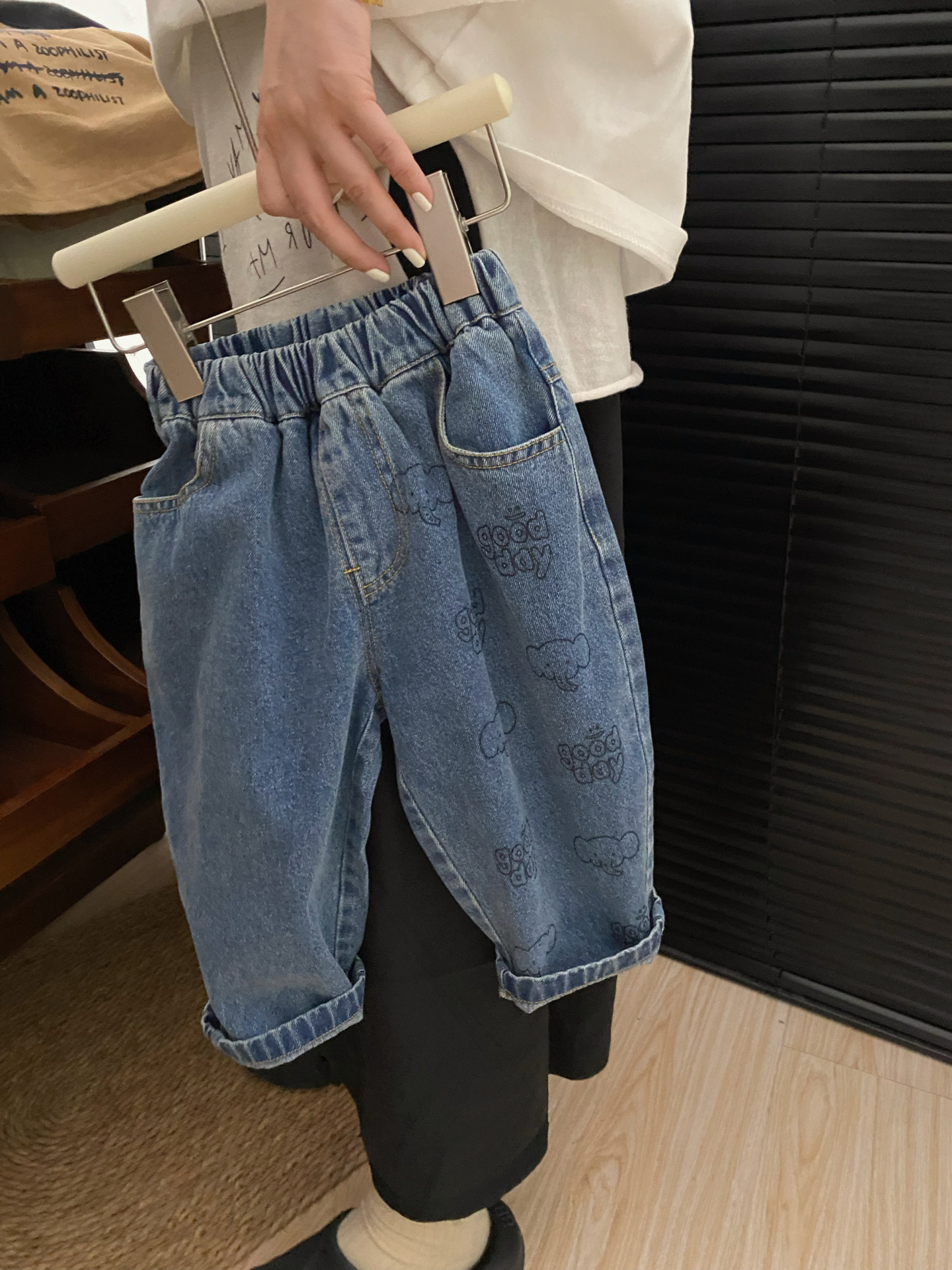 寬鬆柔軟小象長褲