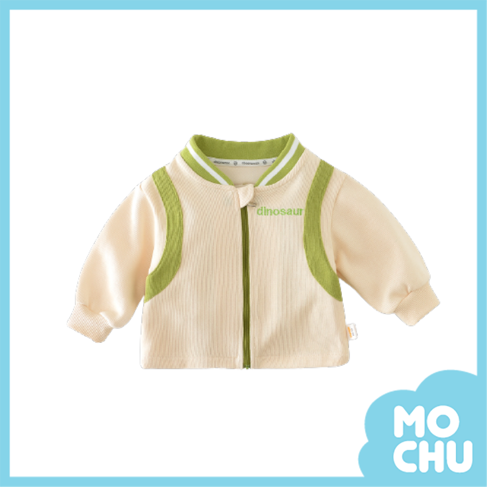 小皇冠綠恐龍拉鍊外套