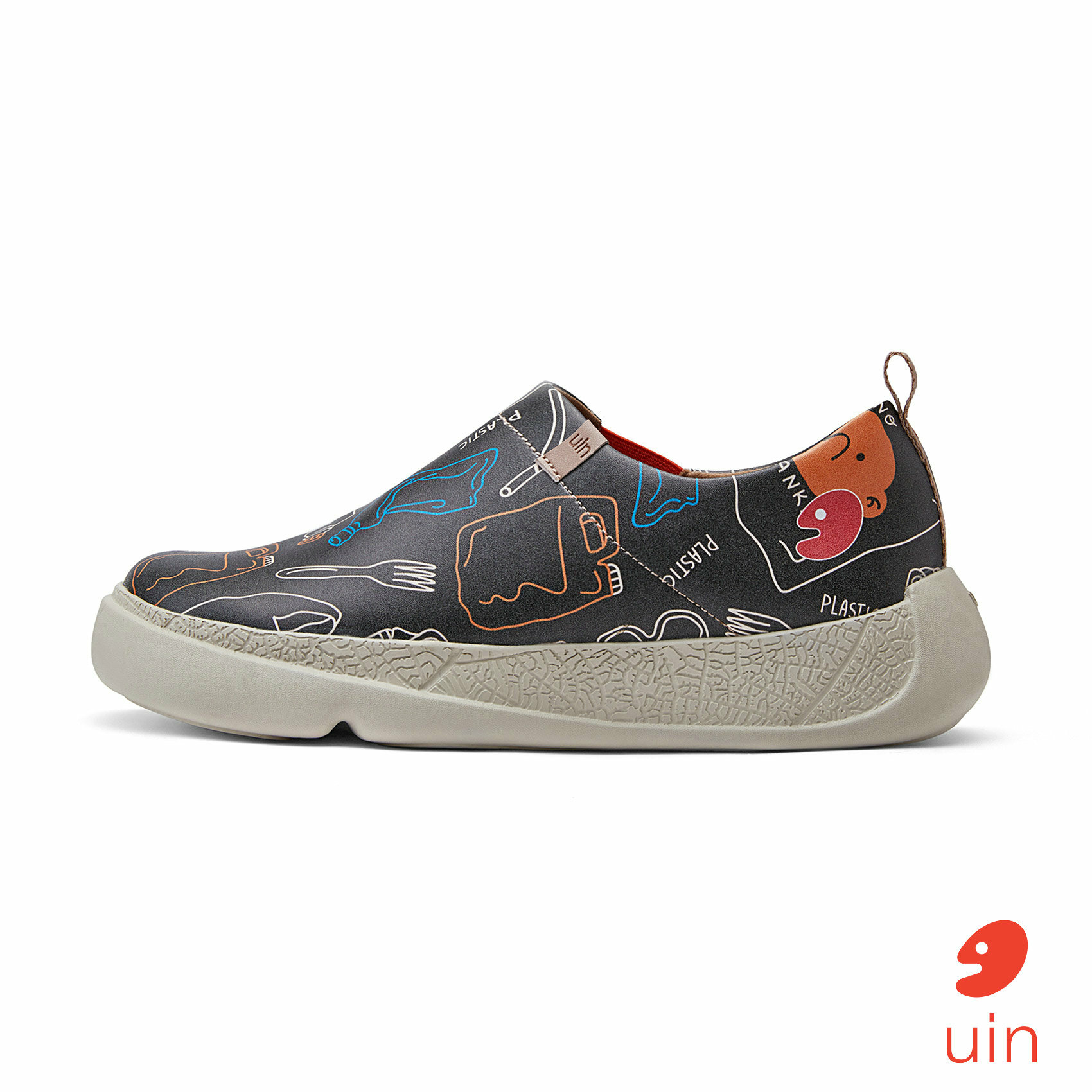 【 Uin 】西班牙原創設計 | 托萊多12 自然淨化 男鞋 彩繪鞋 休閒鞋 懶人鞋