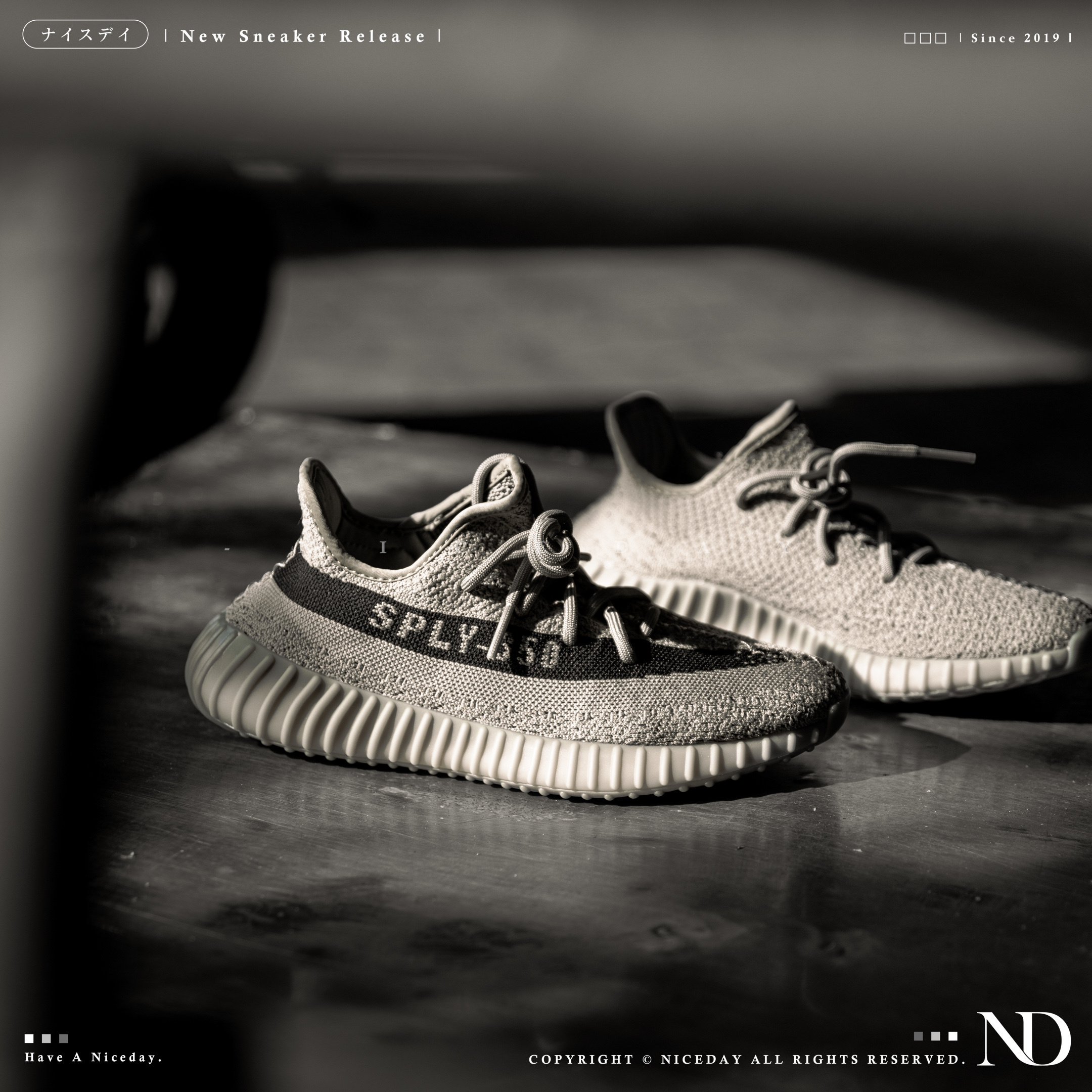 NICEDAY 代購 Adidas Yeezy Boost 350 v2 黑芝麻 灰黑 男女尺寸 HQ2059