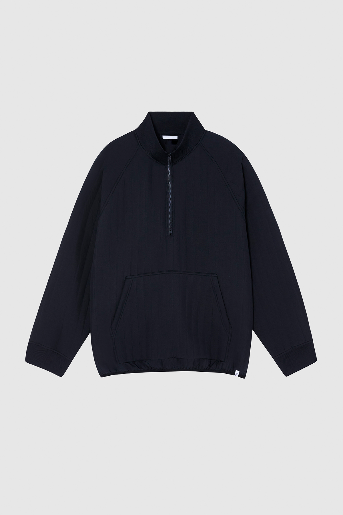 LINER 半開襟上衣 UNISEX（霧黑）