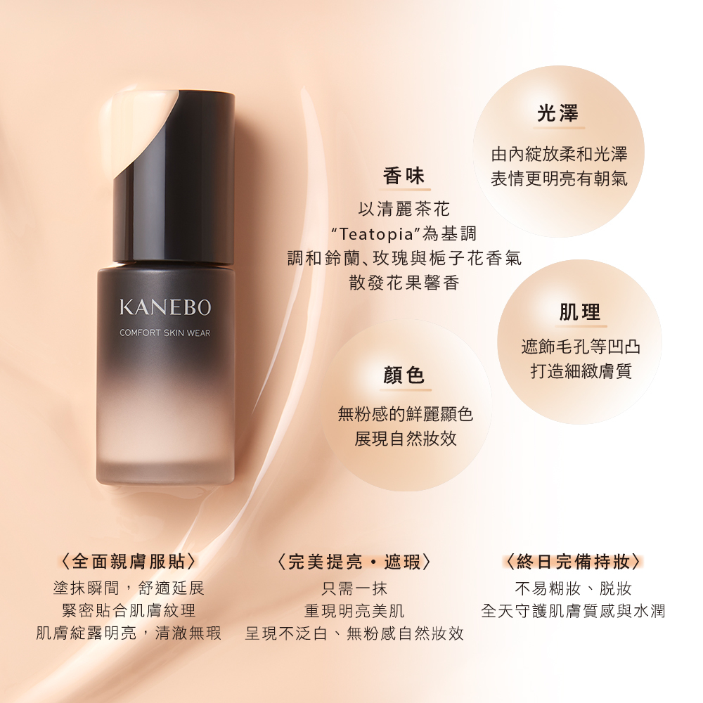 KANEBO 輕柔潤透美妍粉底 30mL