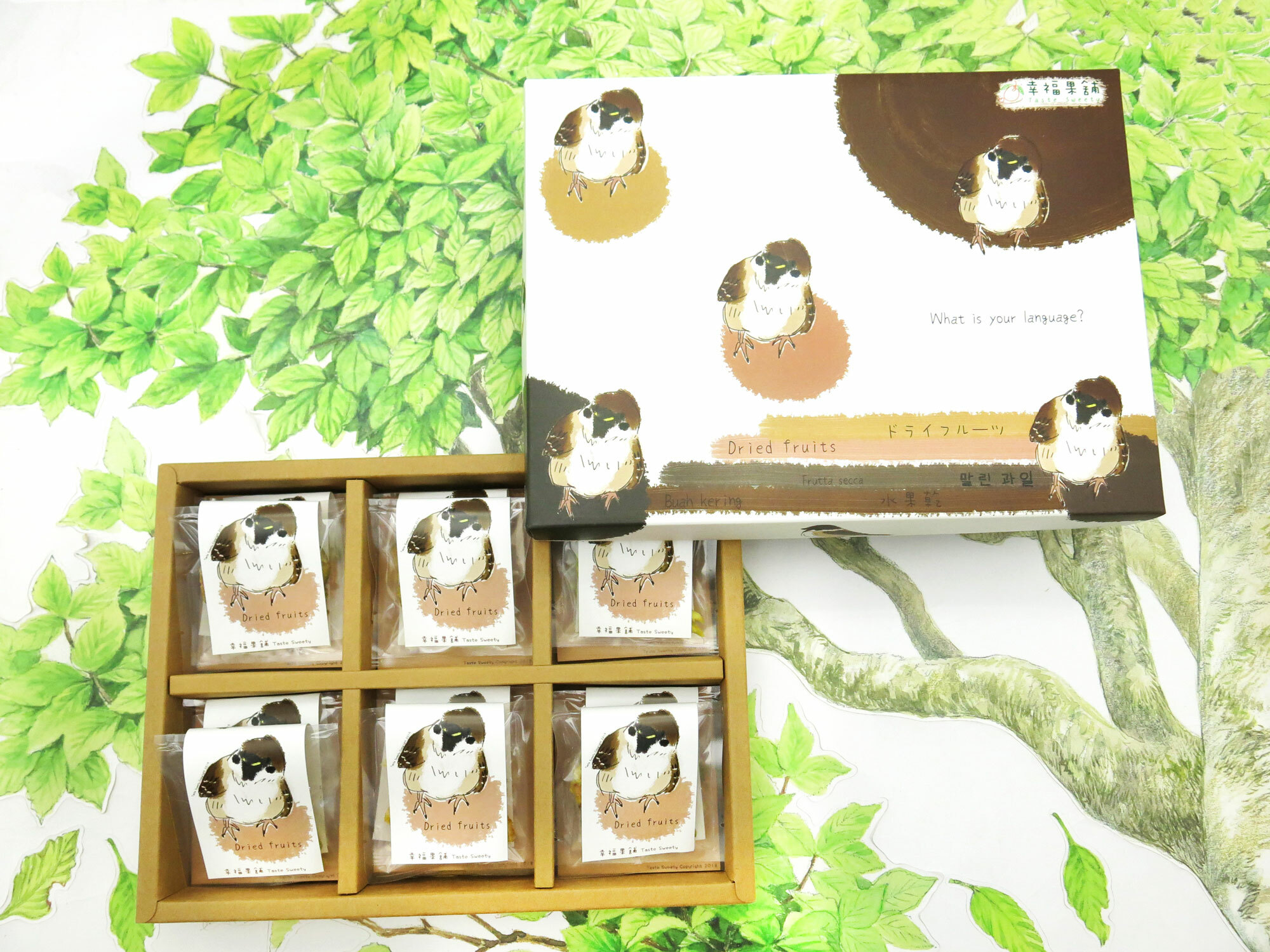 話語雀水果乾禮盒6格(12入/18入/24入)