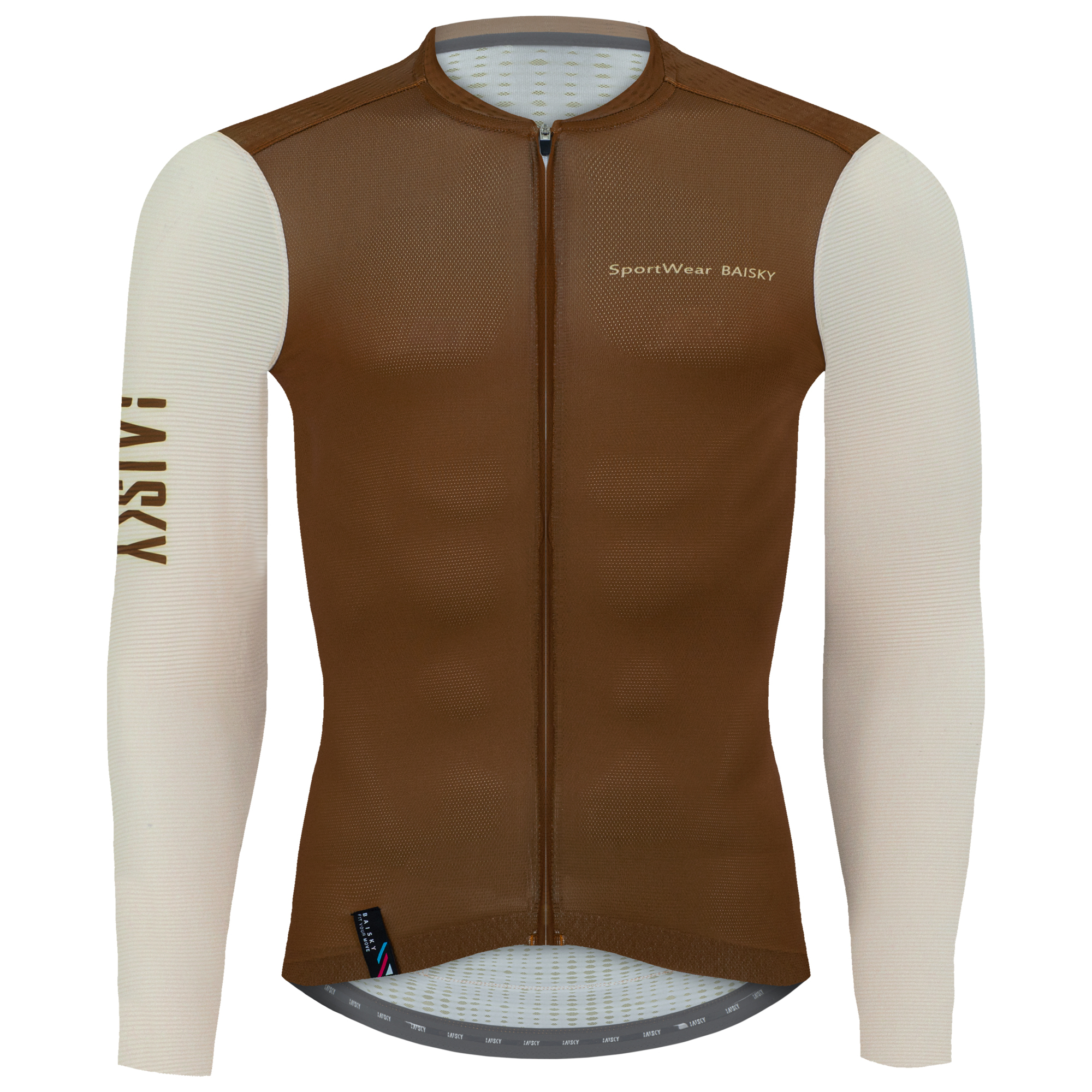 男款空力薄款長車衣 對比 深褐