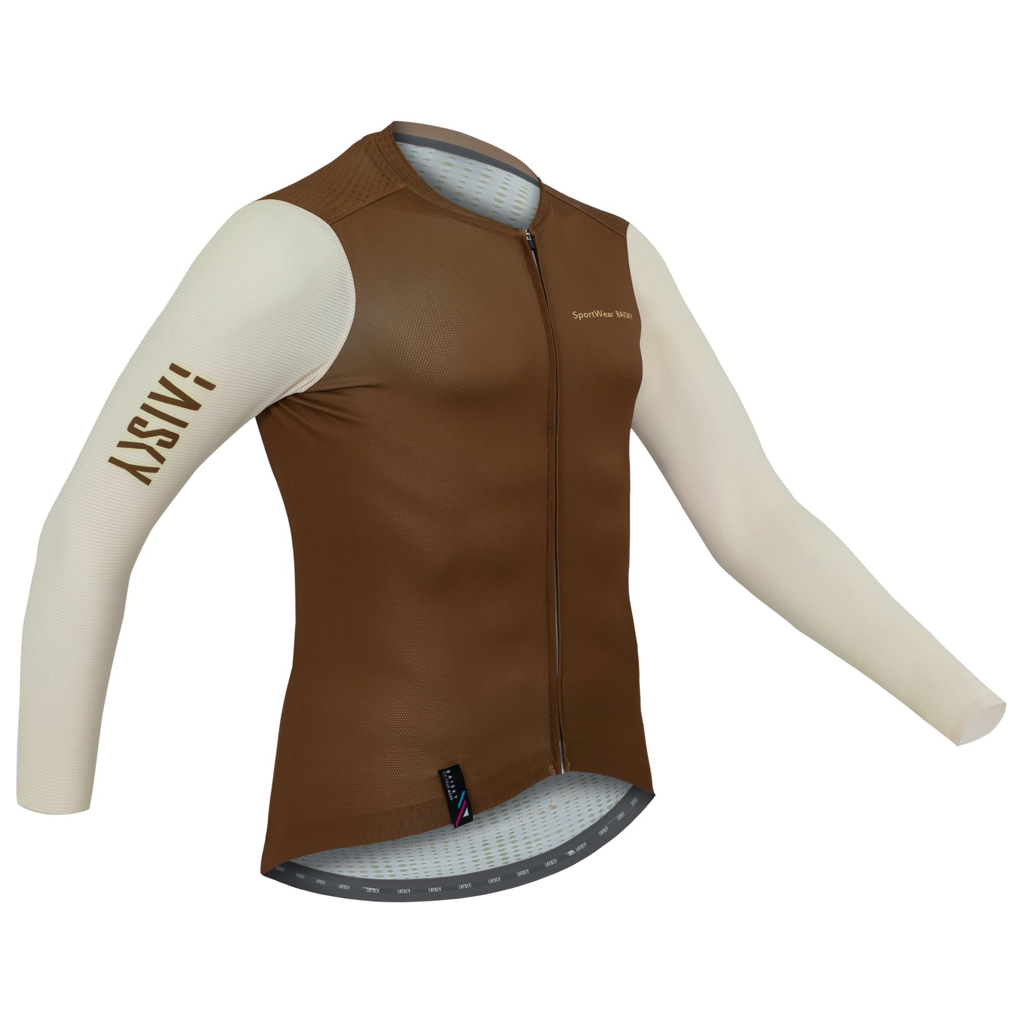 男款空力薄款長車衣 對比 深褐