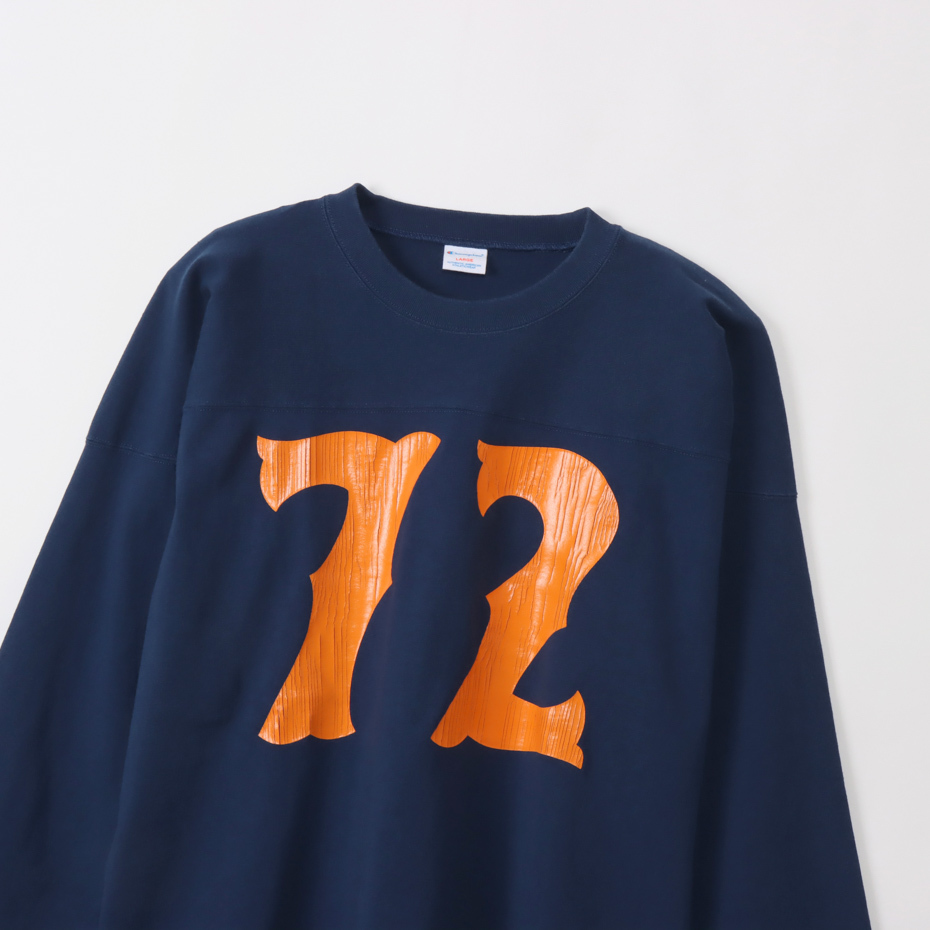 男款-CASUAL72 橄欖球長袖TEE-深藍（C3-Y405-370）