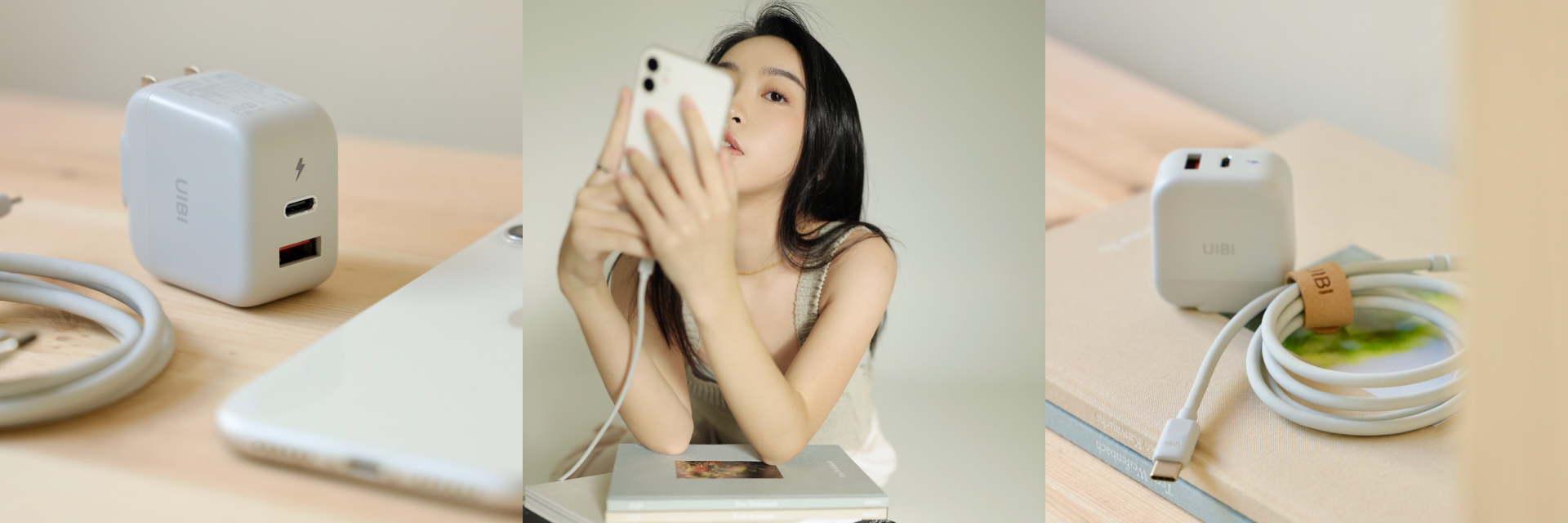 UIBI 30w 雙孔氮化鎵快充