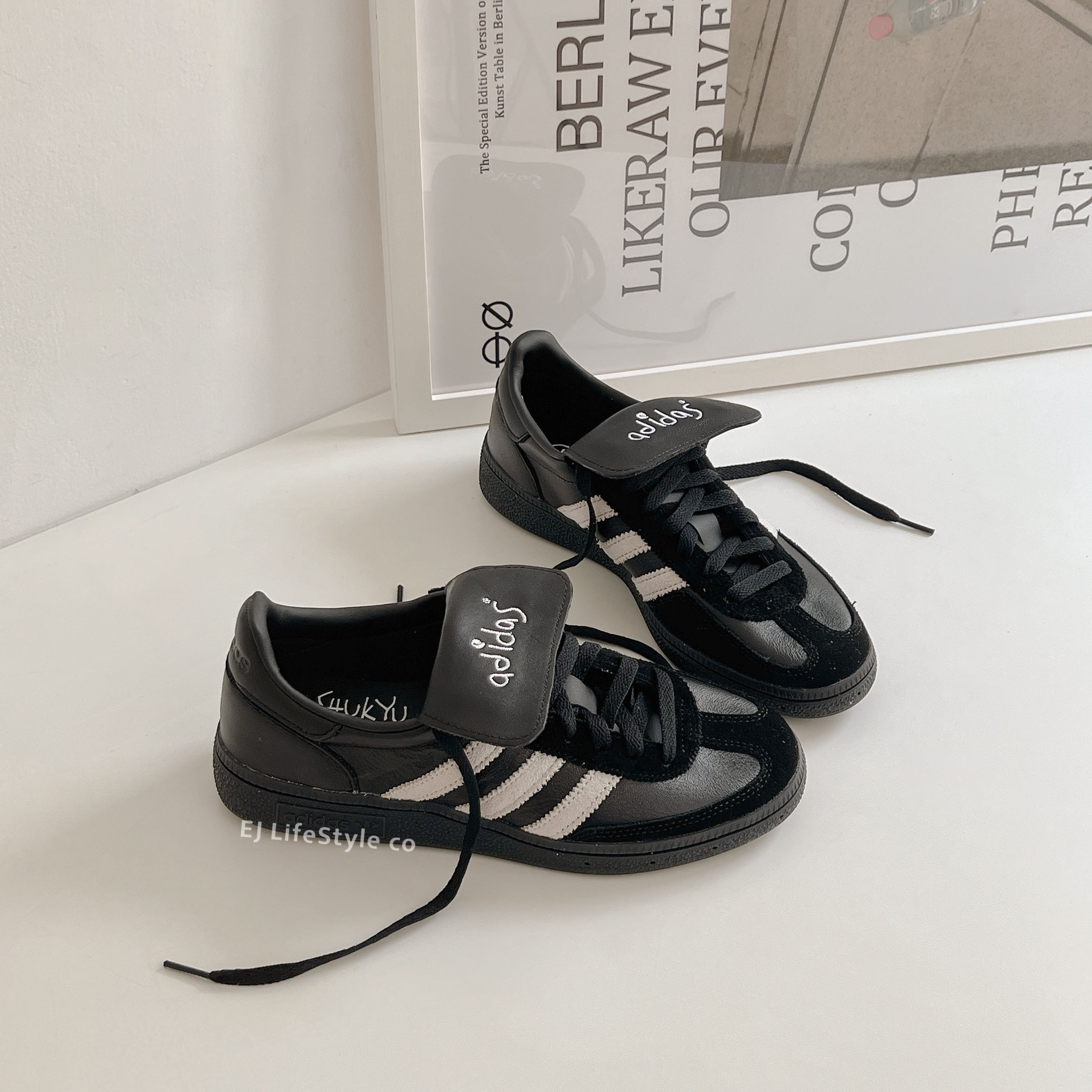 東京限定SHUKYU X ADIDAS HANDBALL SPEZIAL X EWAX 三方聯名翻蓋鞋舌