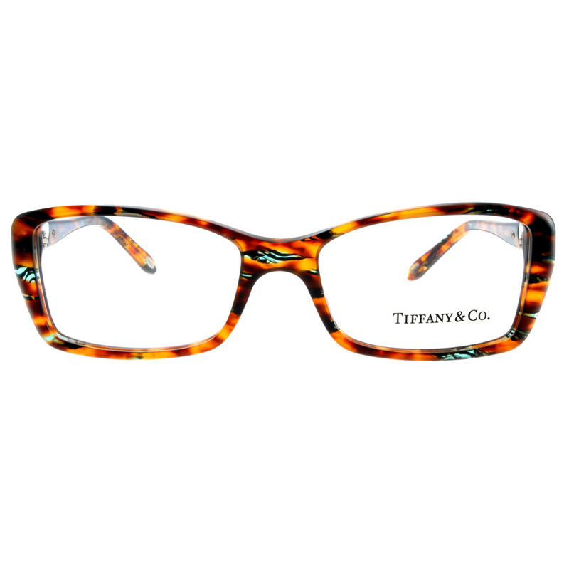 【Tiffany&CO.】TF2046 8114 精緻愛心方框光學眼鏡