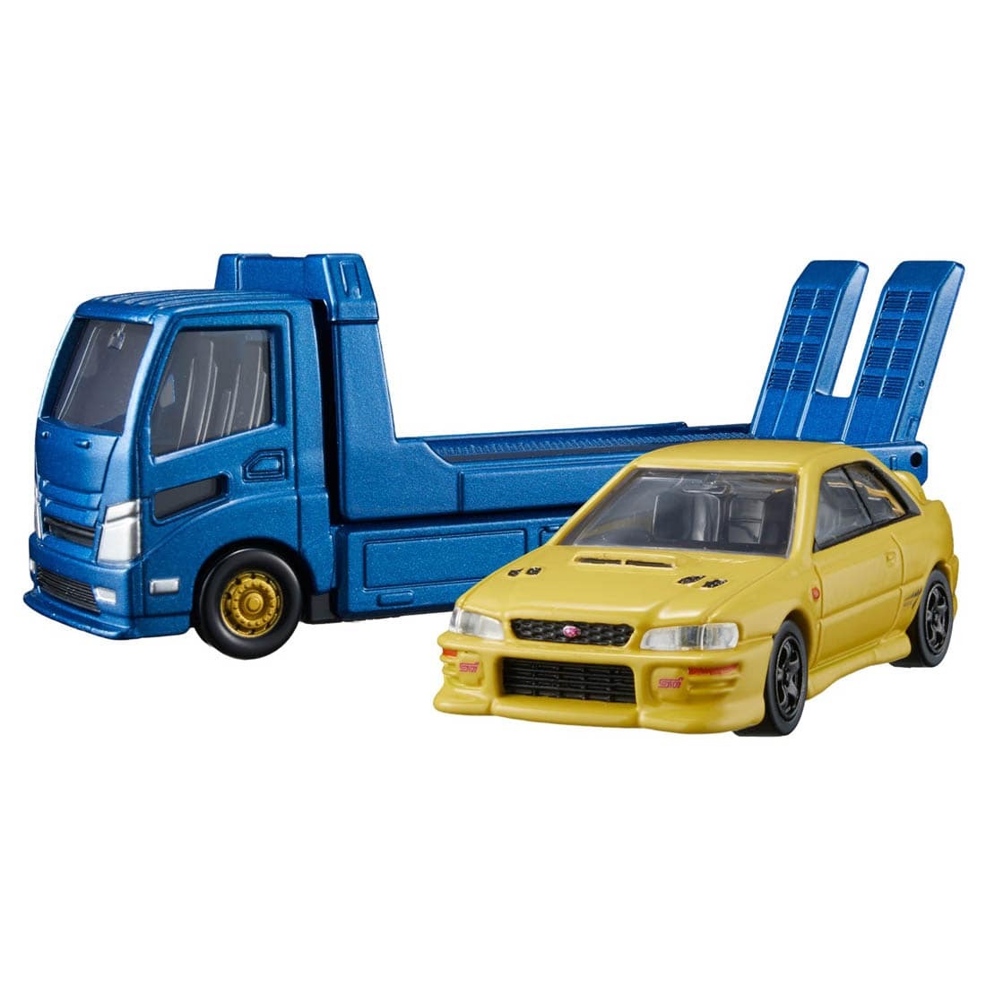 Takara Tomy Tomica - 運輸車 & Subaru Impreza WRX Type R STI Ver.