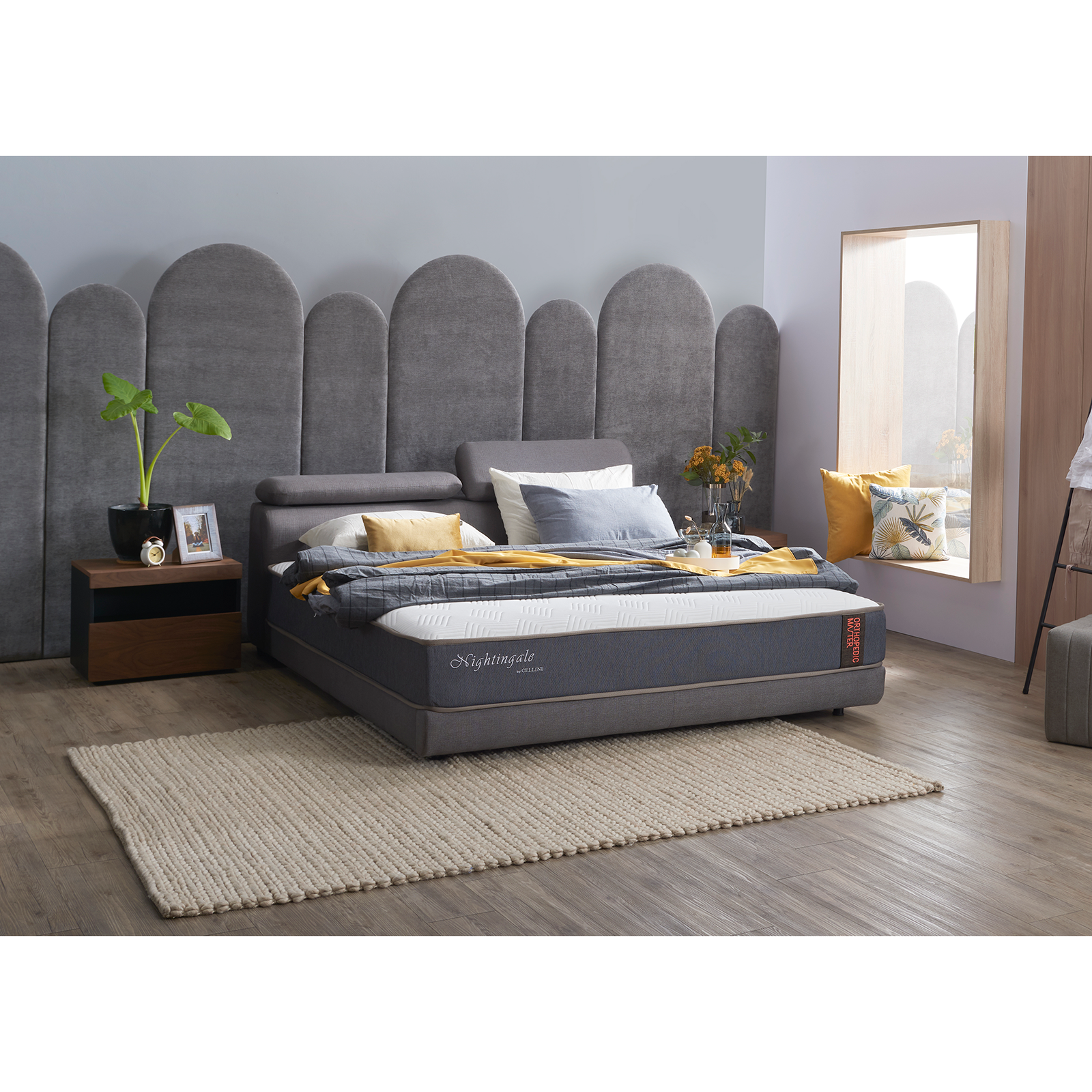 Orthopedic Master 抗菌護背床墊〔MAT-017A〕【獨立筒床墊/雙人床墊/雙人床墊推薦】