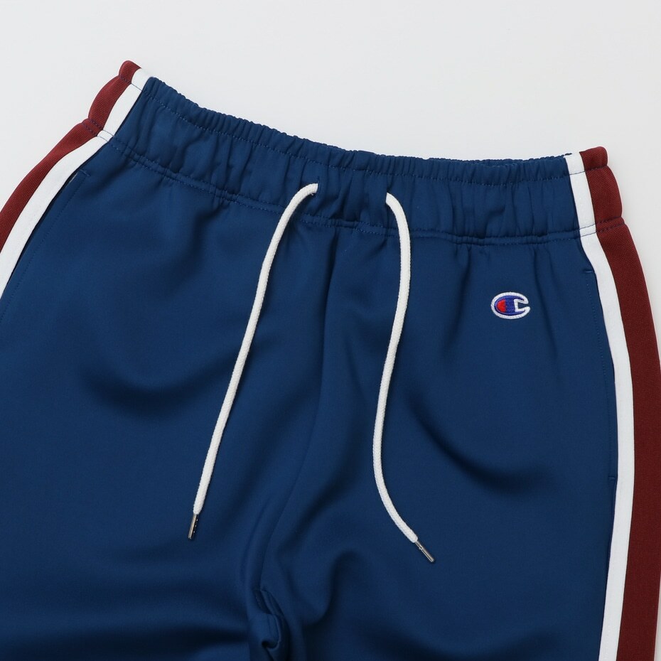 女款-CASUA撞色飾條微喇叭褲-藍色（CW-Y206-380）