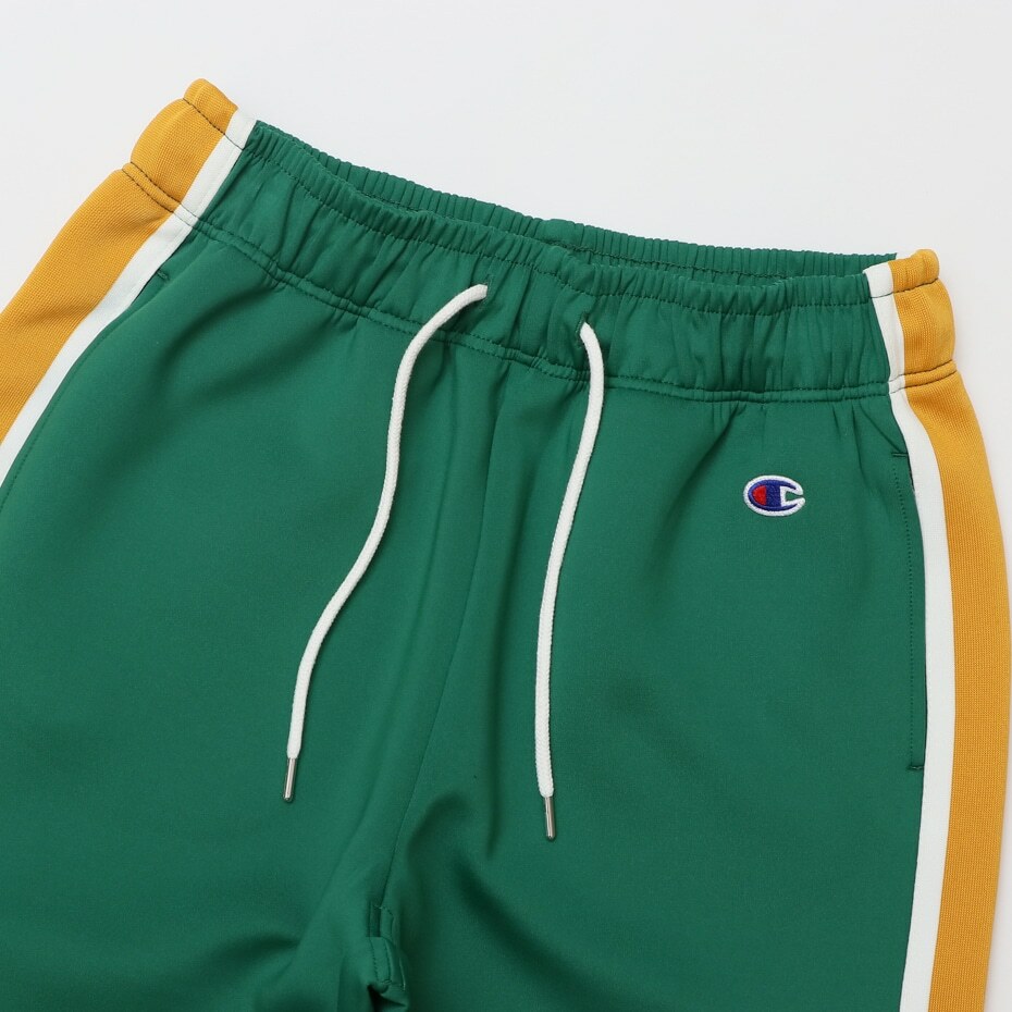 女款-CASUA撞色飾條微喇叭褲-綠色（CW-Y206-625）