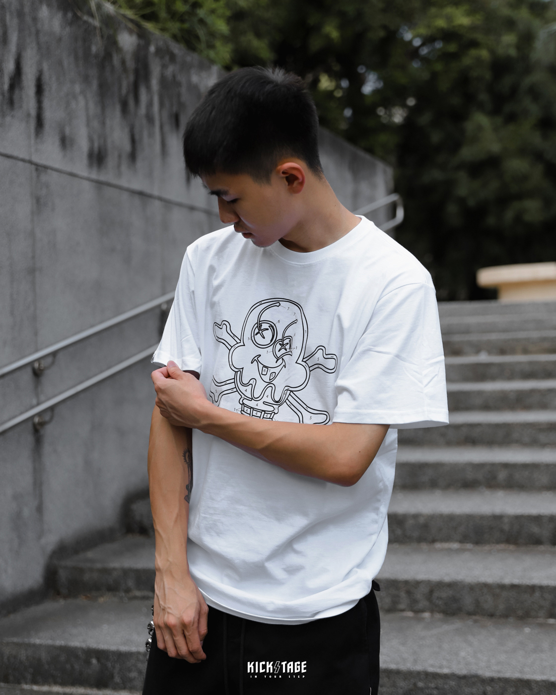 **特價商品售出不退換**BBC ICE CREAM COLOR TIME SS TEE 三色 骷髏 冰淇淋 填色遊戲 短T【431-6201】