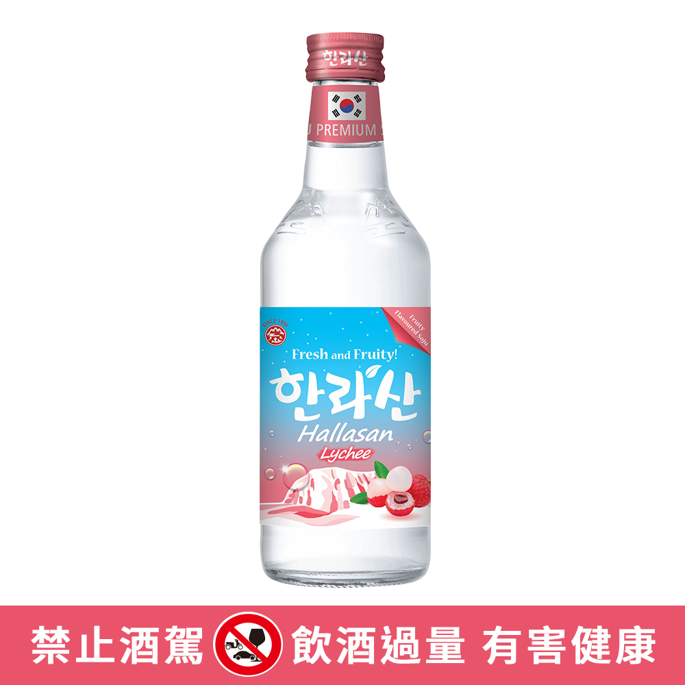 【BK SHOP】濟州島漢拏山燒酒(荔枝口味)12% 375ml